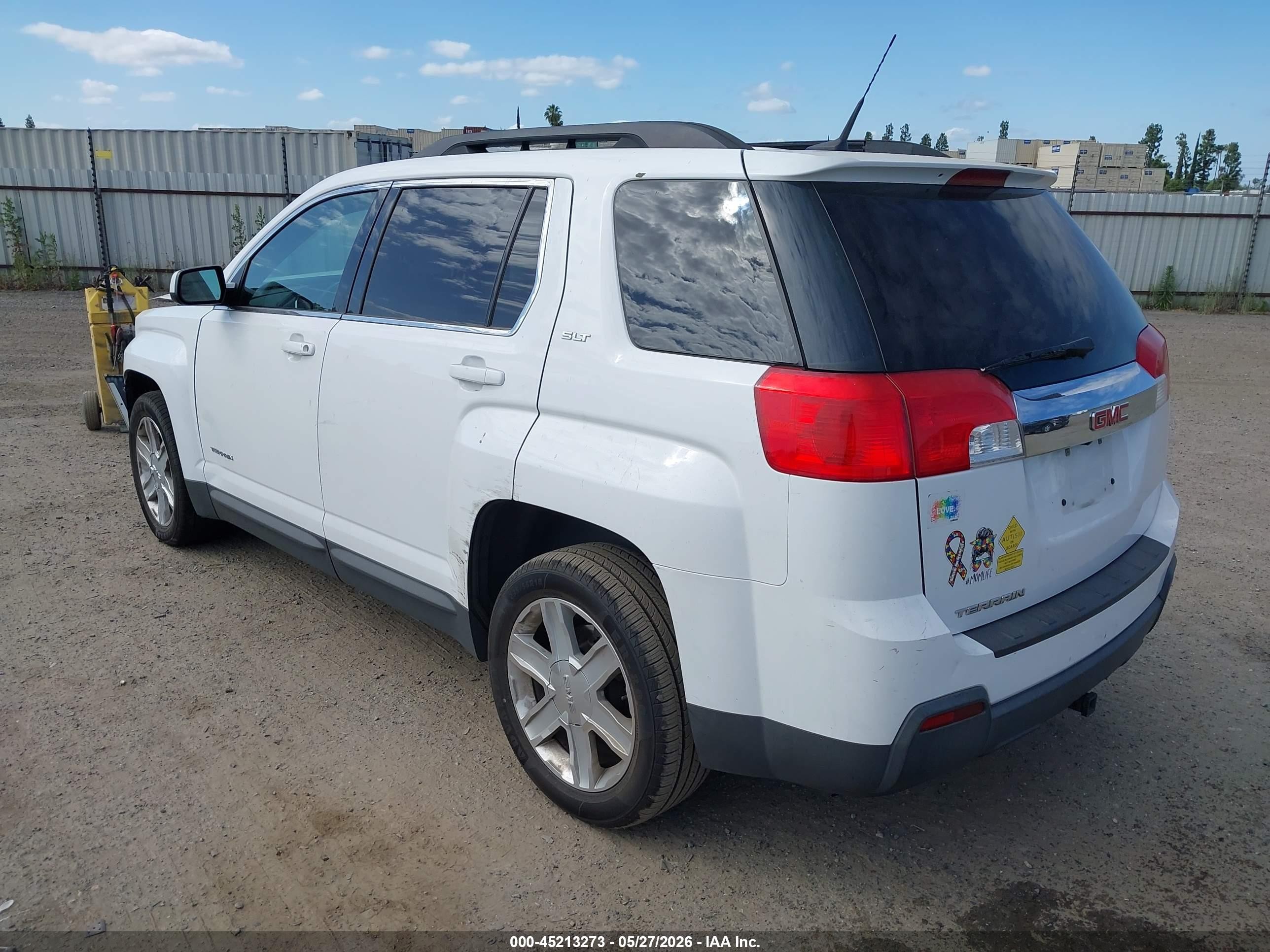 2010 Gmc Terrain Slt-1 Белый vin: 2CTALFEW3A6237090