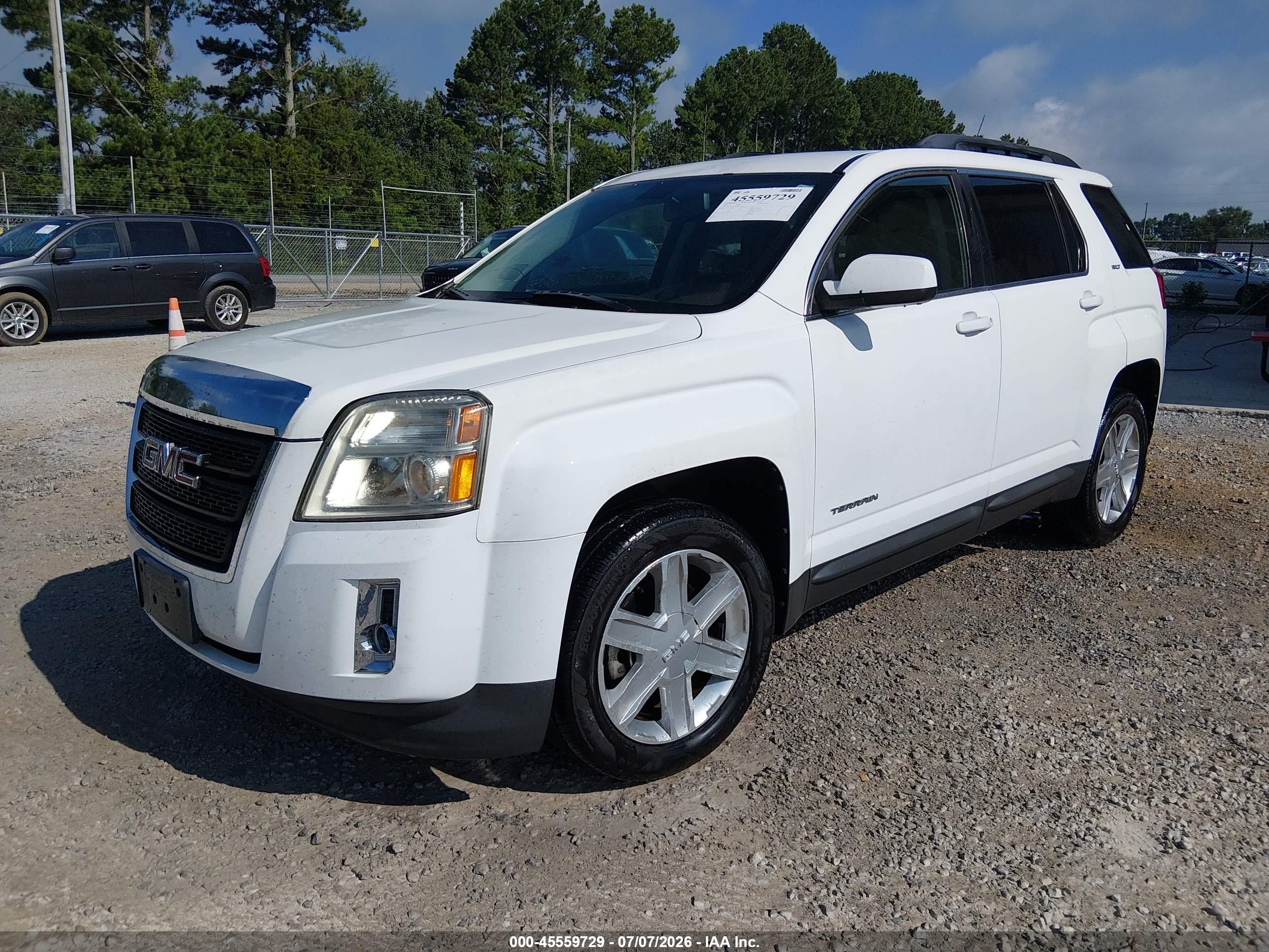 2010 Gmc Terrain Slt-1 White vin: 2CTALFEW8A6402938