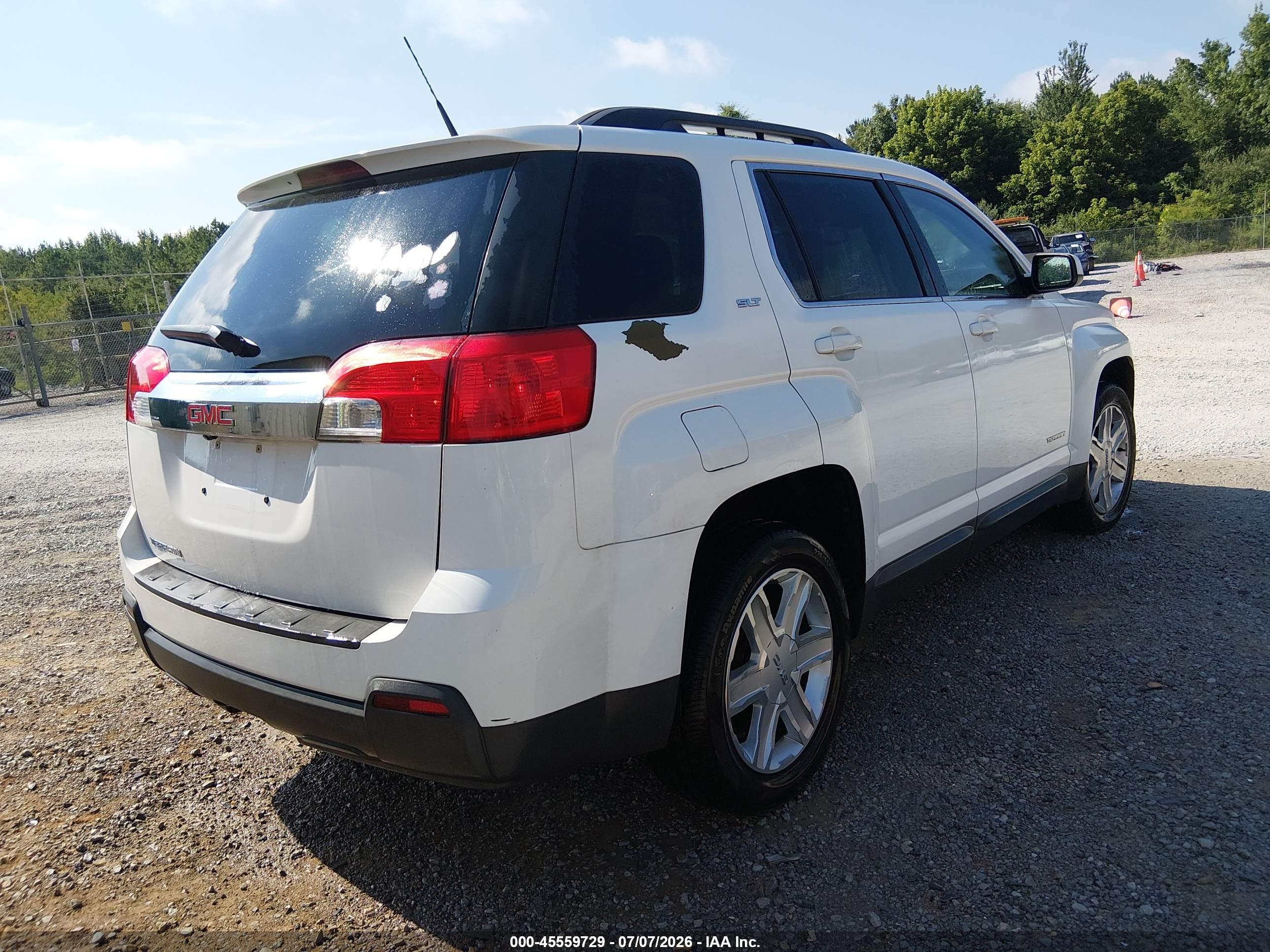 2010 Gmc Terrain Slt-1 White vin: 2CTALFEW8A6402938