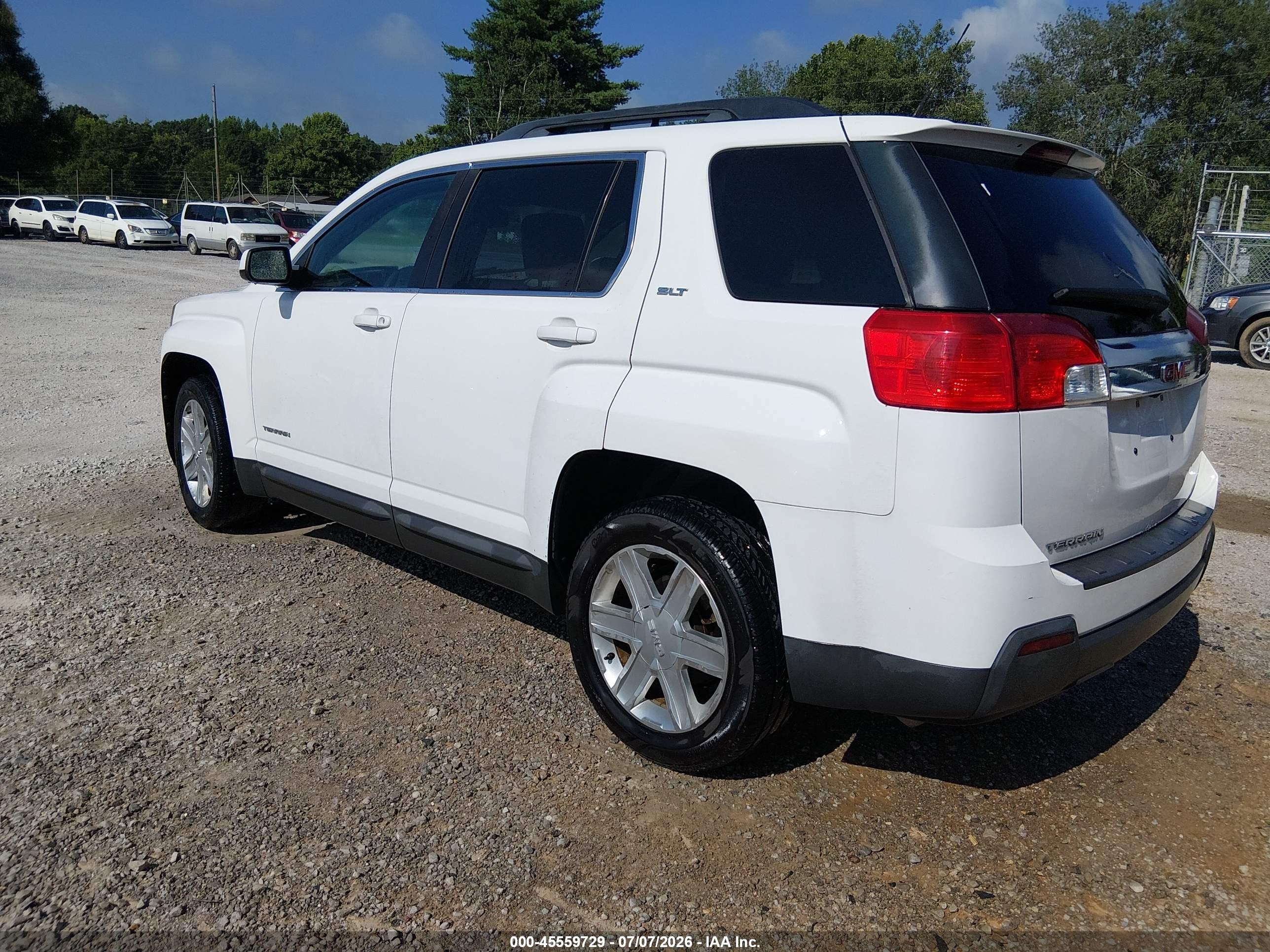2010 Gmc Terrain Slt-1 White vin: 2CTALFEW8A6402938