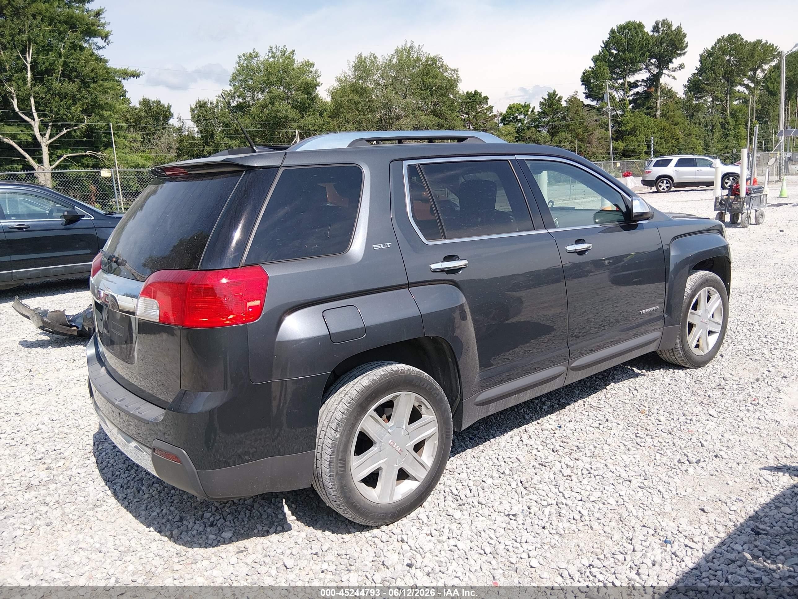 2010 Gmc Terrain Slt-2 Black vin: 2CTALHEW5A6378187