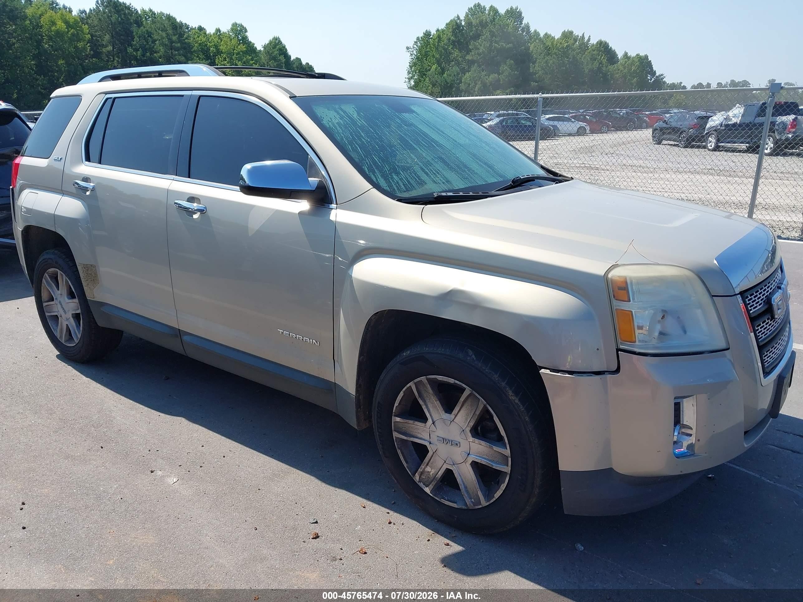 2010 Gmc Terrain Slt-2 Beige vin: 2CTALHEW9A6266976