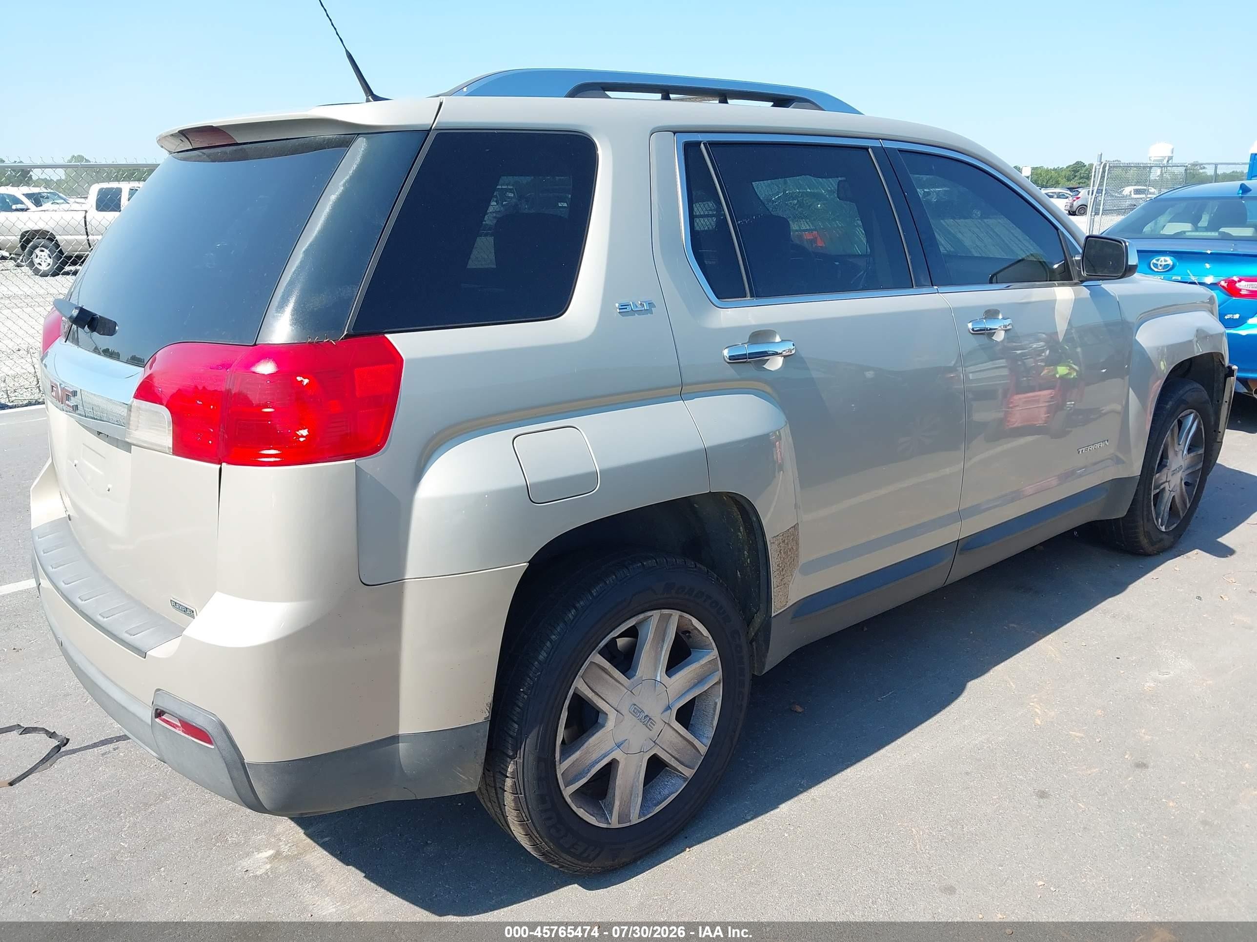 2010 Gmc Terrain Slt-2 Beige vin: 2CTALHEW9A6266976