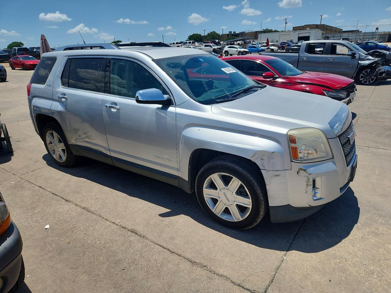 2010 Gmc Terrain Slt Silver vin: 2CTALHEWXA6241763
