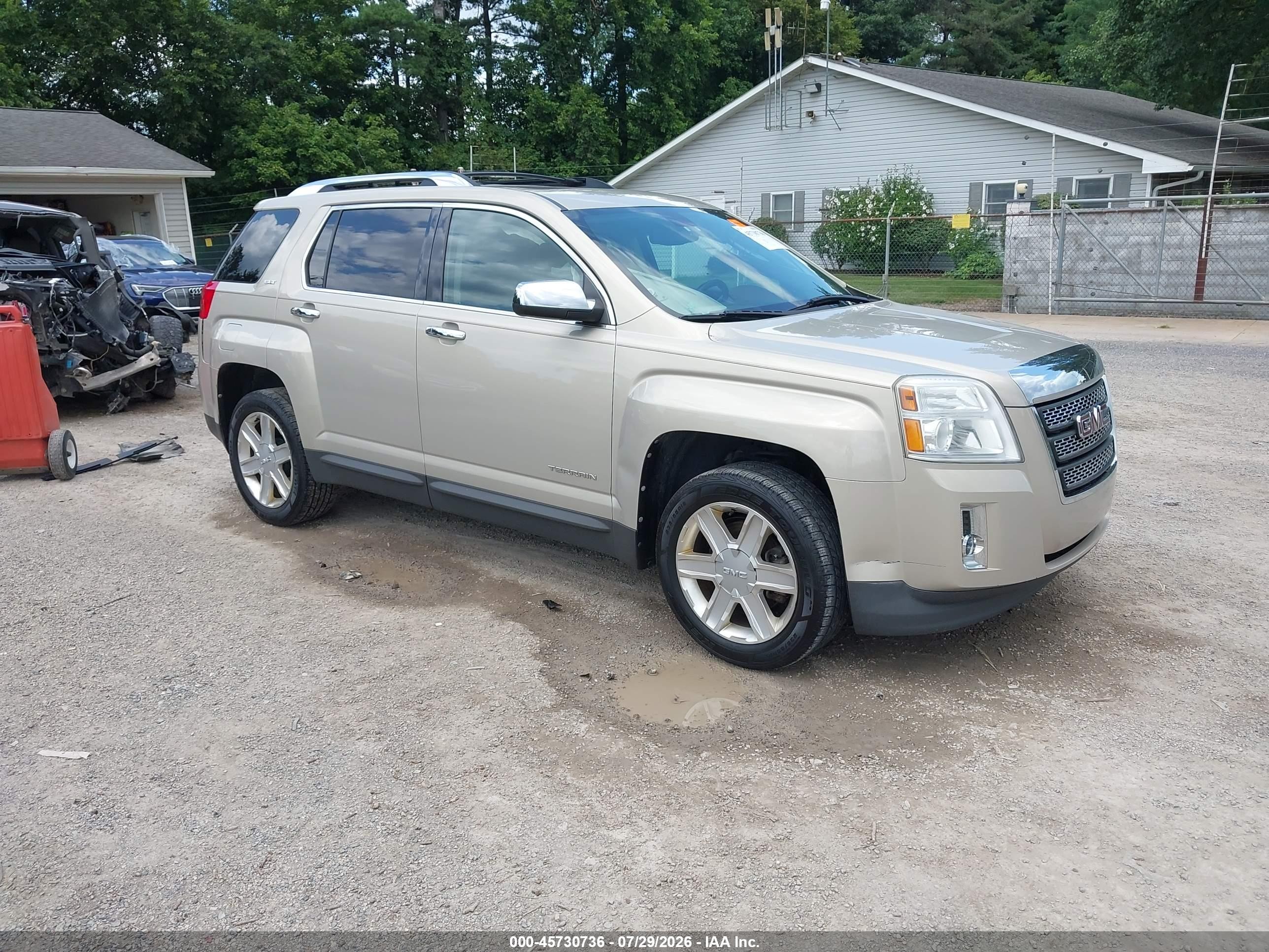 2010 Gmc Terrain Slt-2 Beige vin: 2CTALHEWXA6314355