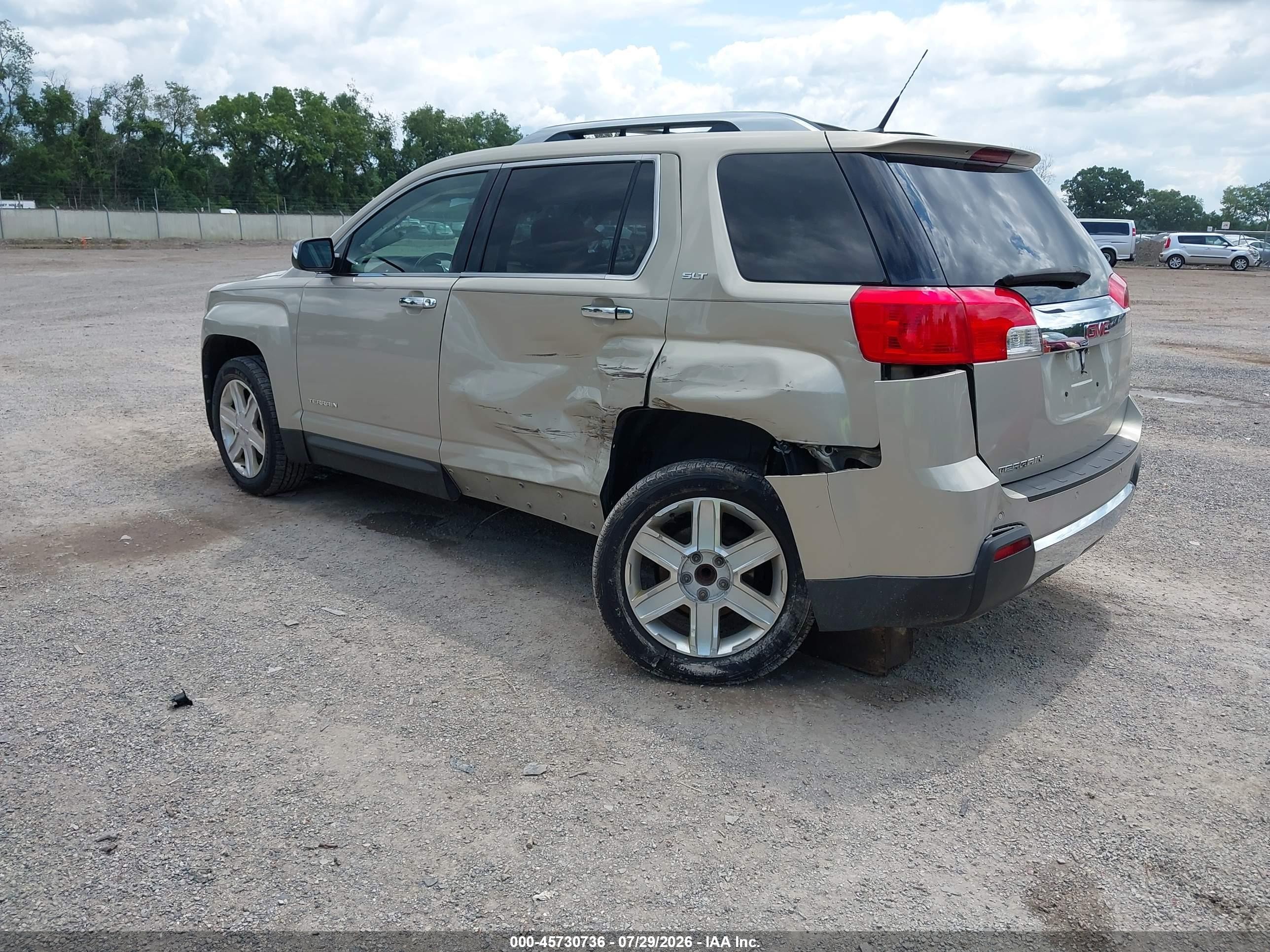 2010 Gmc Terrain Slt-2 Beige vin: 2CTALHEWXA6314355