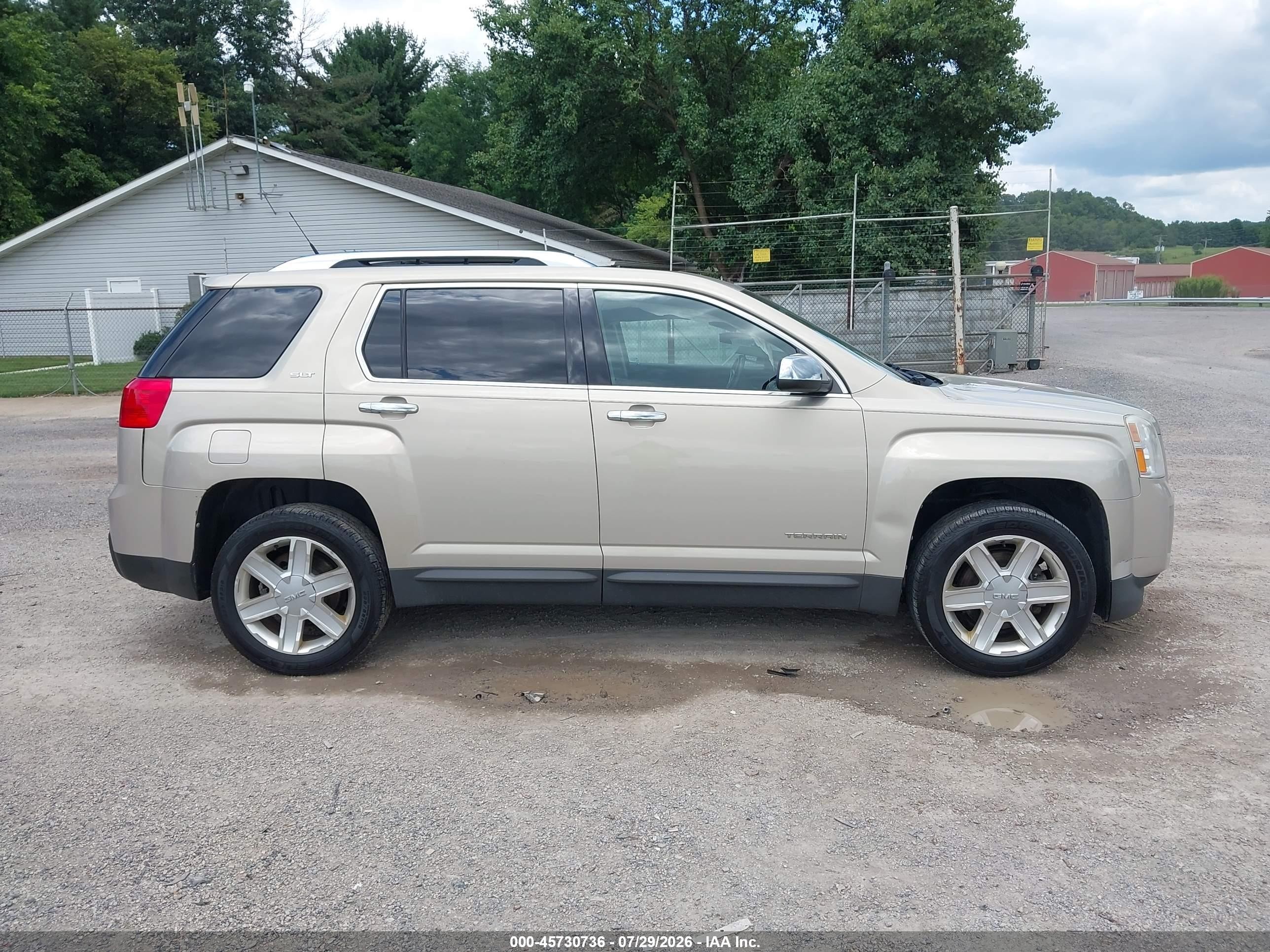 2010 Gmc Terrain Slt-2 Beige vin: 2CTALHEWXA6314355