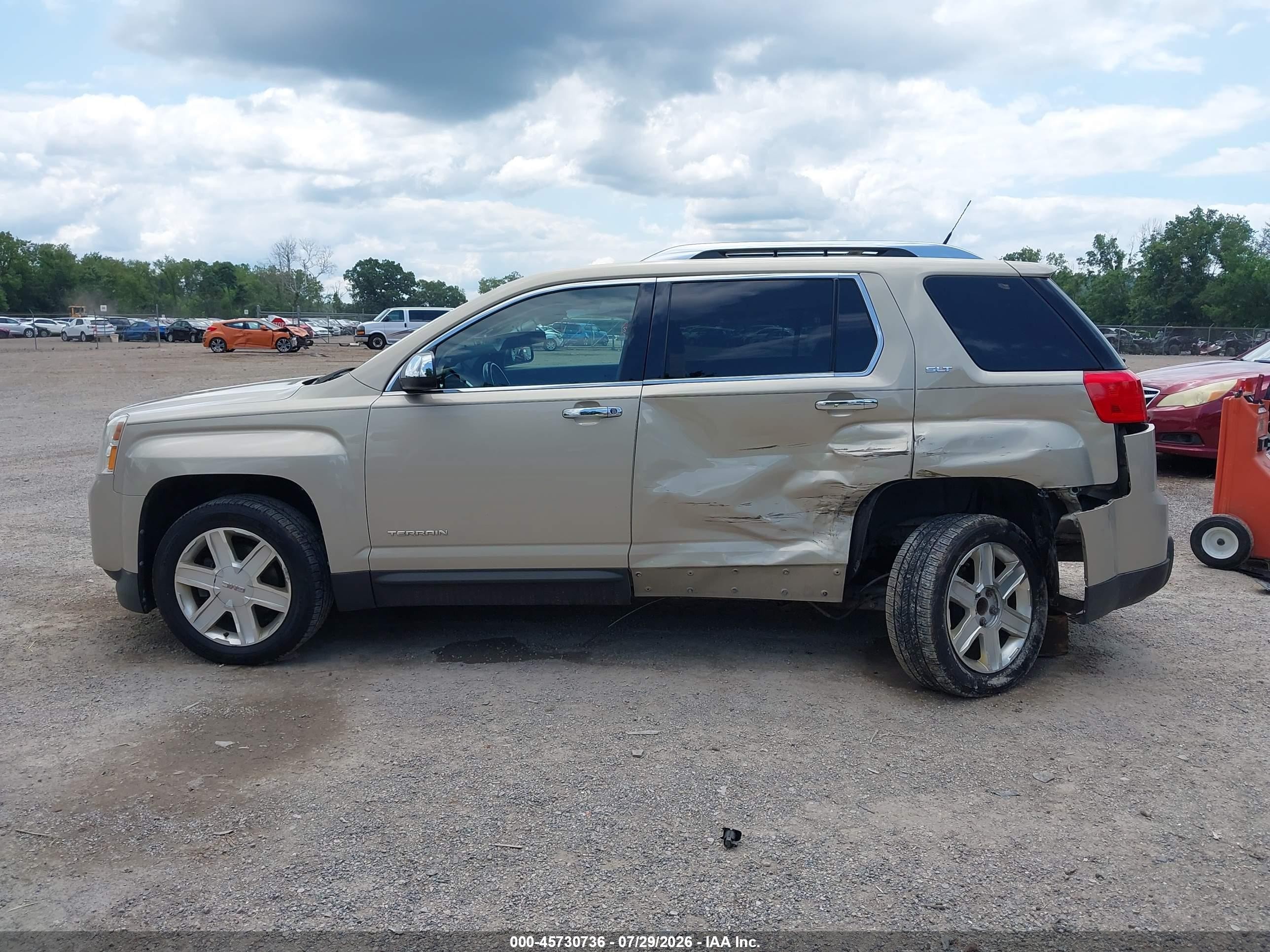 2010 Gmc Terrain Slt-2 Beige vin: 2CTALHEWXA6314355