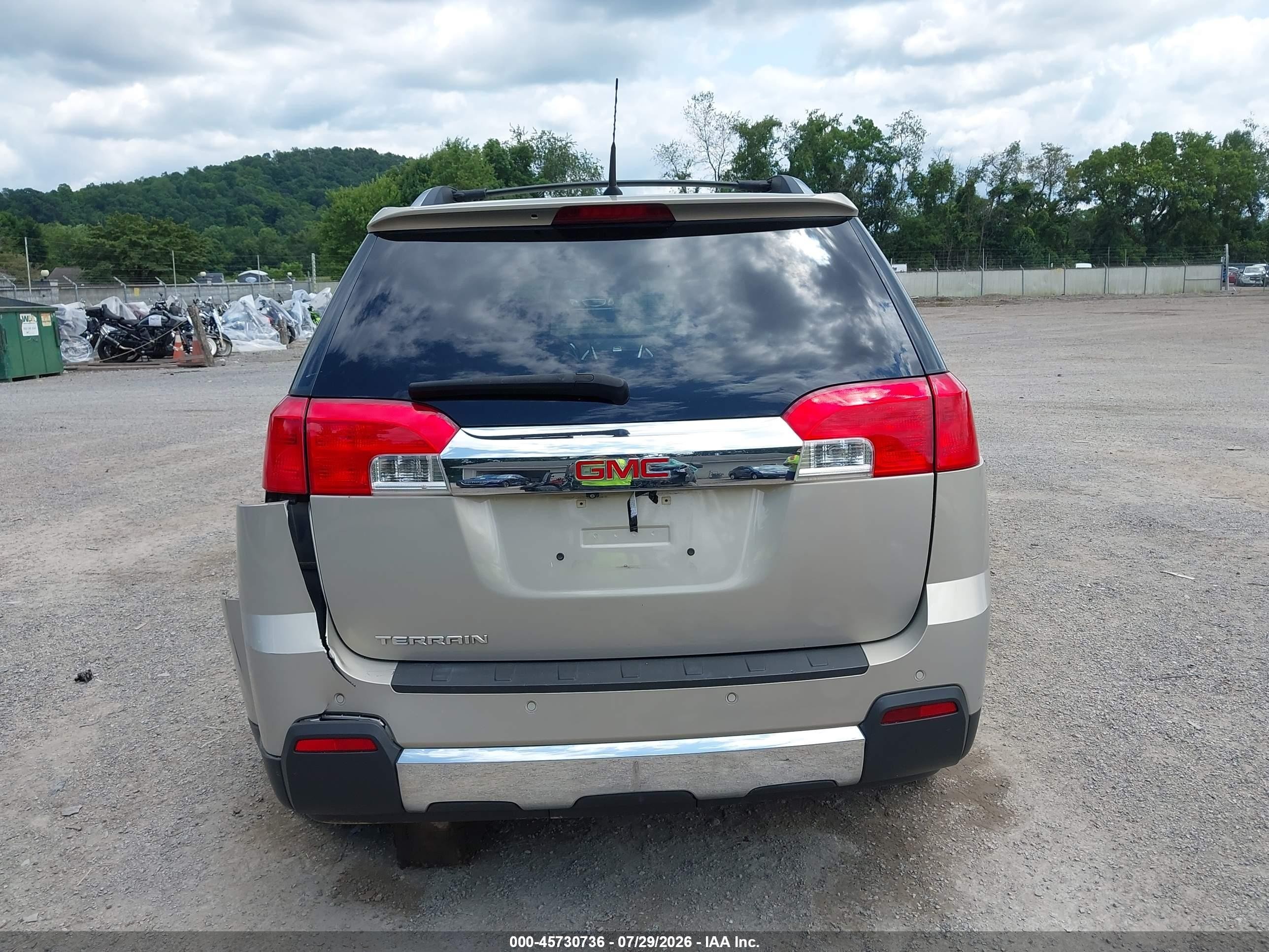 2010 Gmc Terrain Slt-2 Beige vin: 2CTALHEWXA6314355