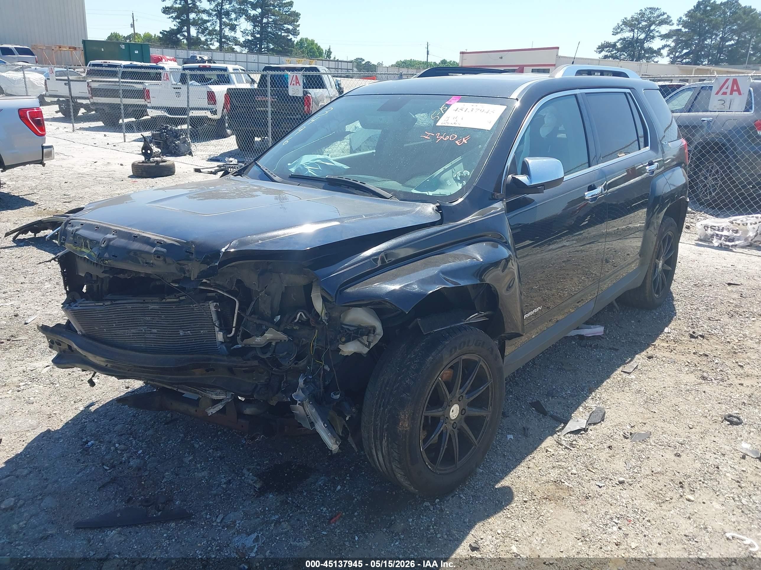 2010 Gmc Terrain Slt Black vin: 2CTALHEWXA6383496
