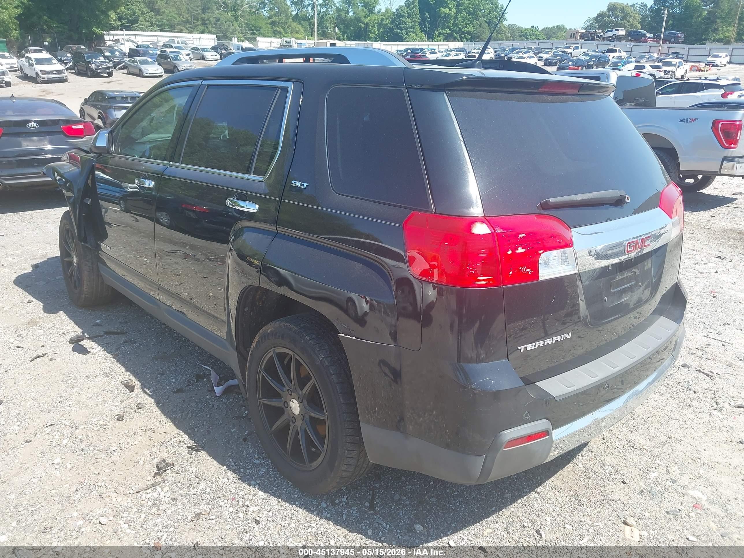 2010 Gmc Terrain Slt Black vin: 2CTALHEWXA6383496