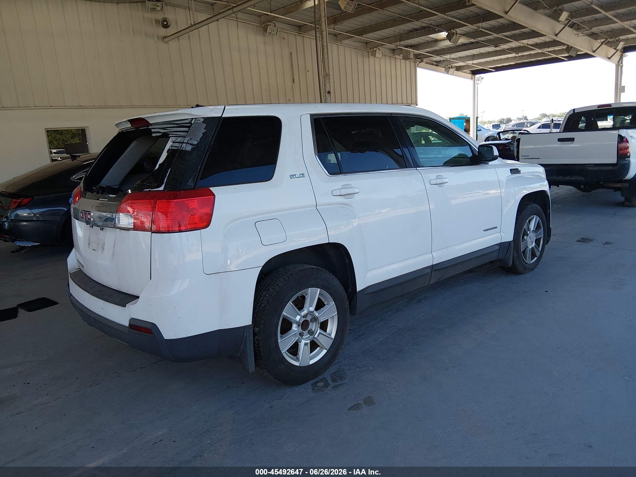 2011 Gmc Terrain Sle-1 White vin: 2CTALMEC0B6288347