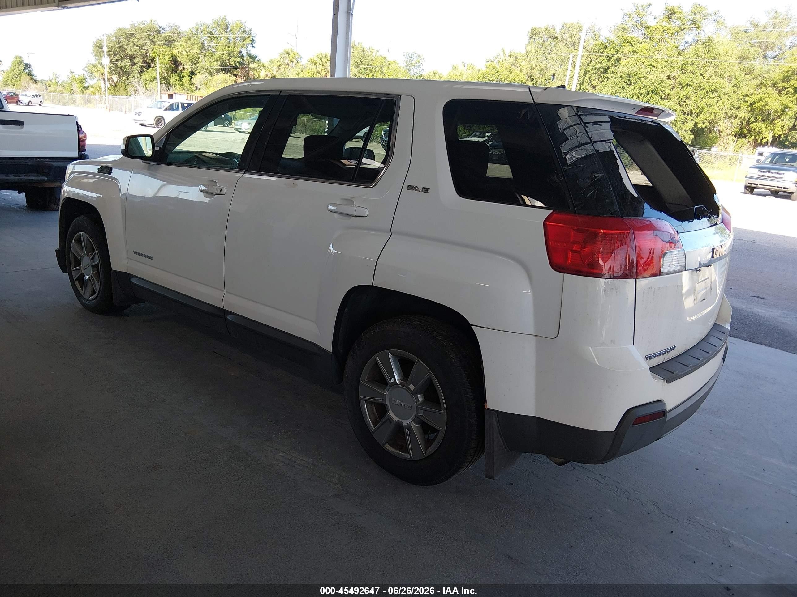 2011 Gmc Terrain Sle-1 White vin: 2CTALMEC0B6288347