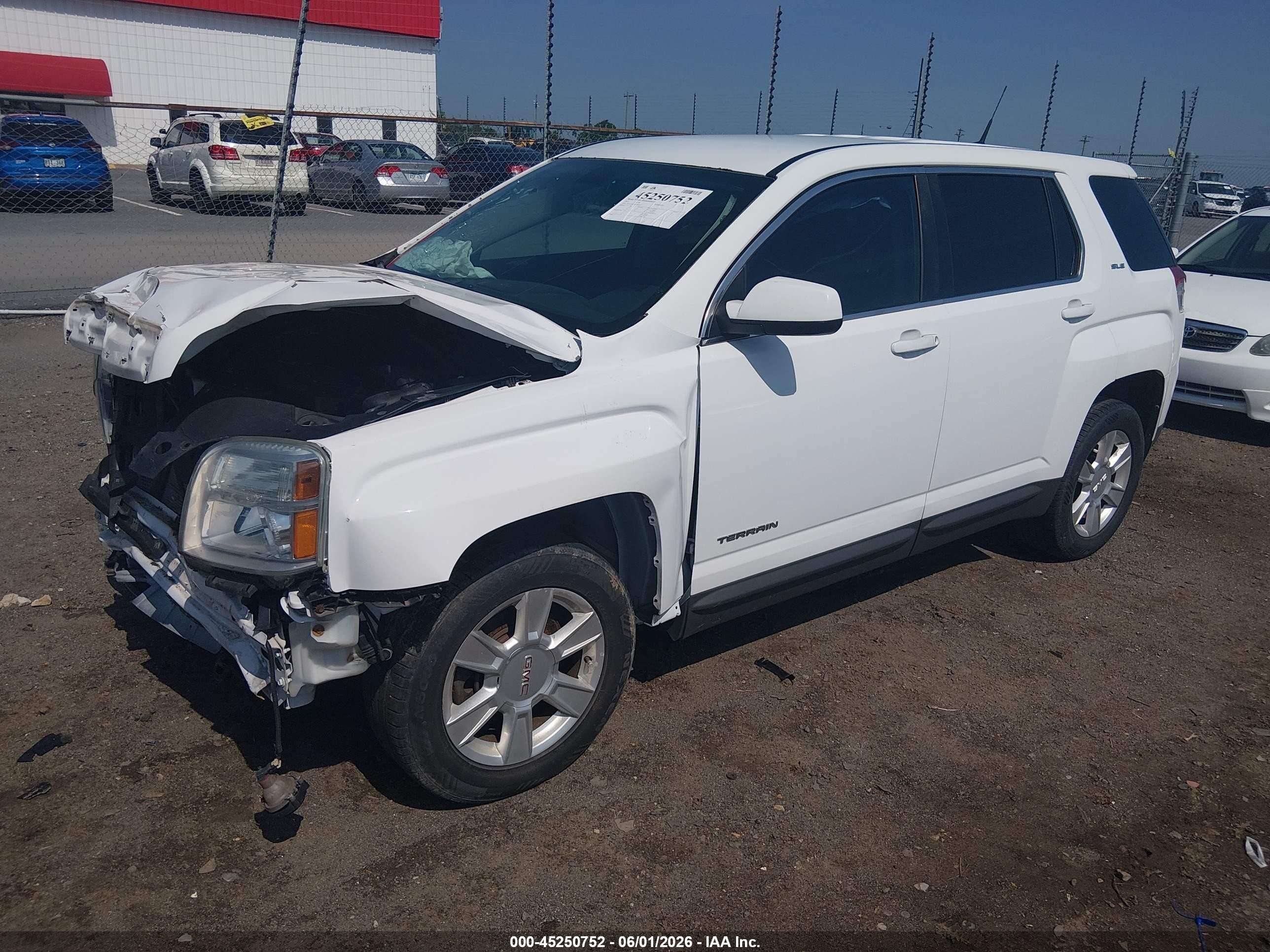 2011 Gmc Terrain Sle-1 White vin: 2CTALMEC0B6384561