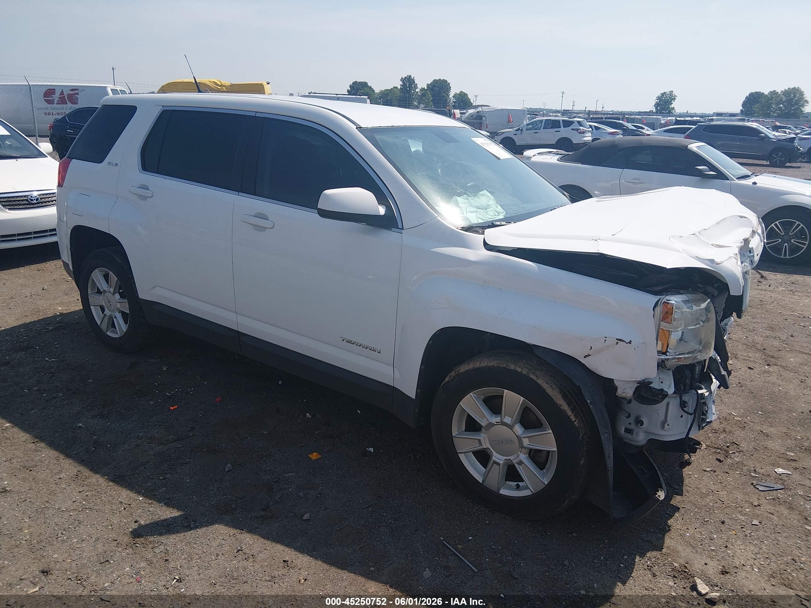 2011 Gmc Terrain Sle-1 White vin: 2CTALMEC0B6384561