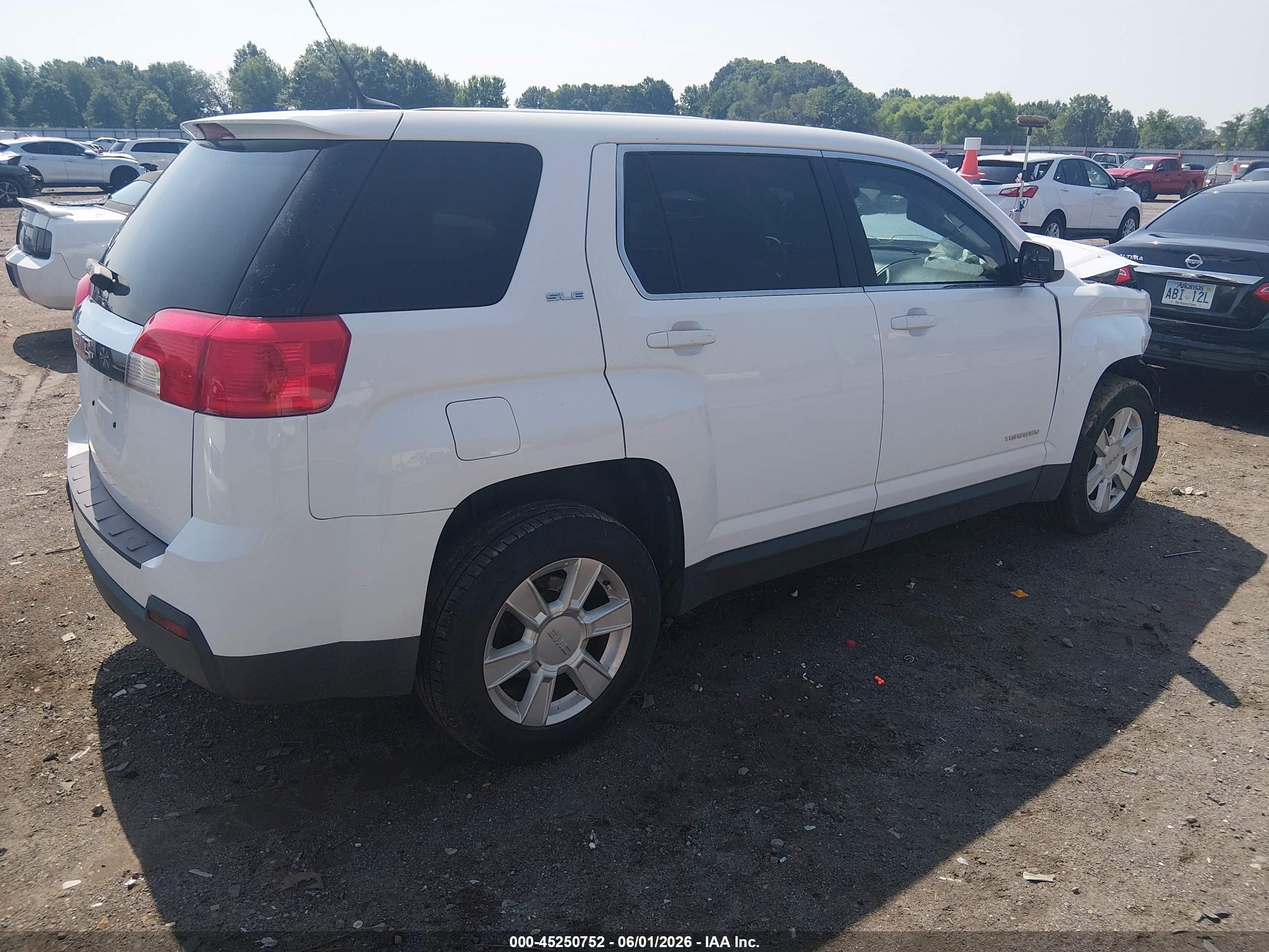 2011 Gmc Terrain Sle-1 White vin: 2CTALMEC0B6384561
