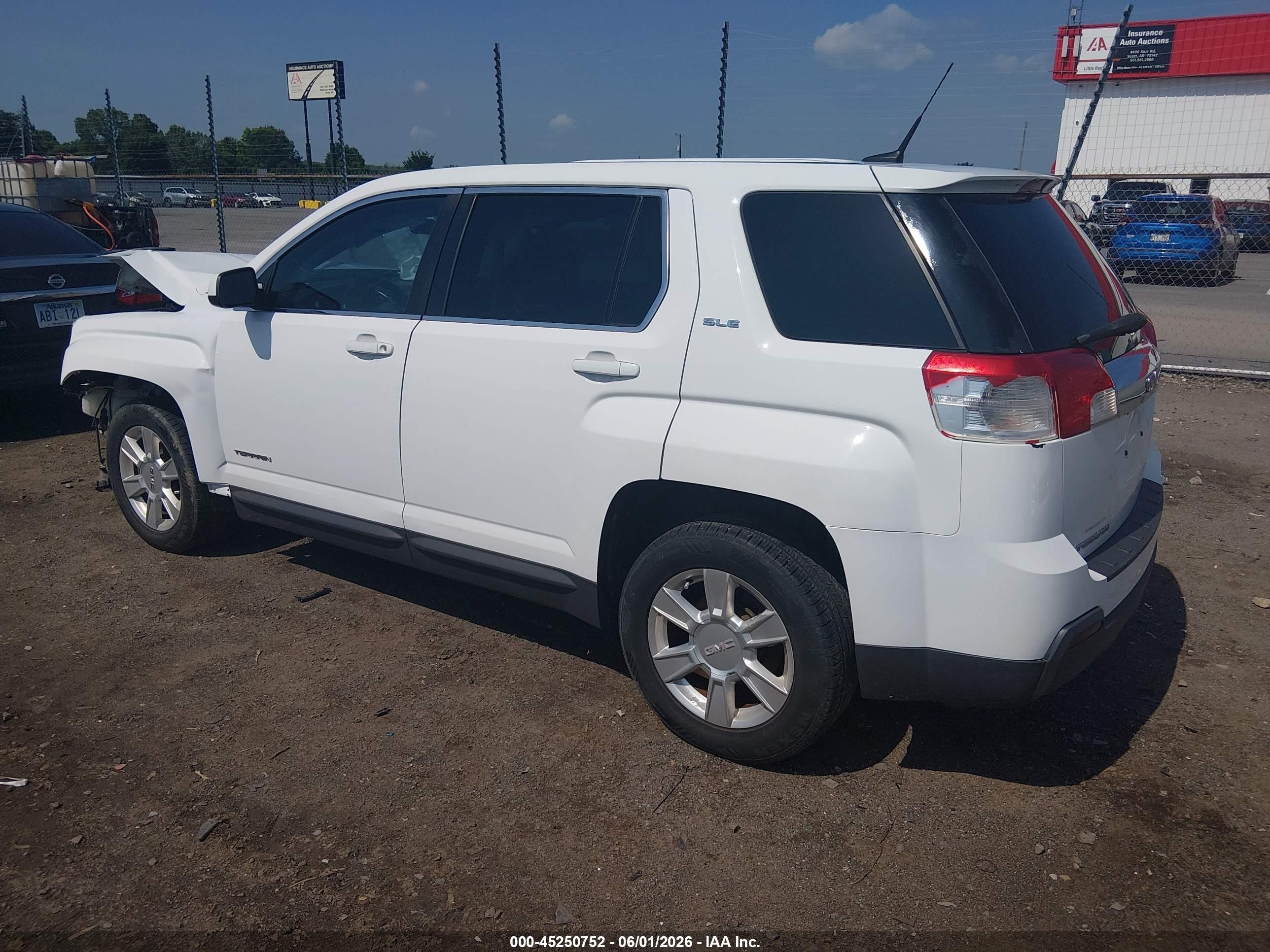 2011 Gmc Terrain Sle-1 White vin: 2CTALMEC0B6384561