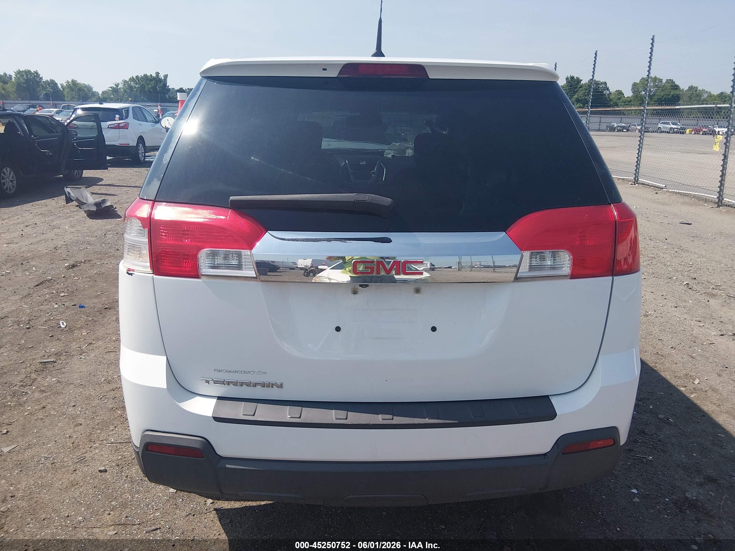 2011 Gmc Terrain Sle-1 White vin: 2CTALMEC0B6384561