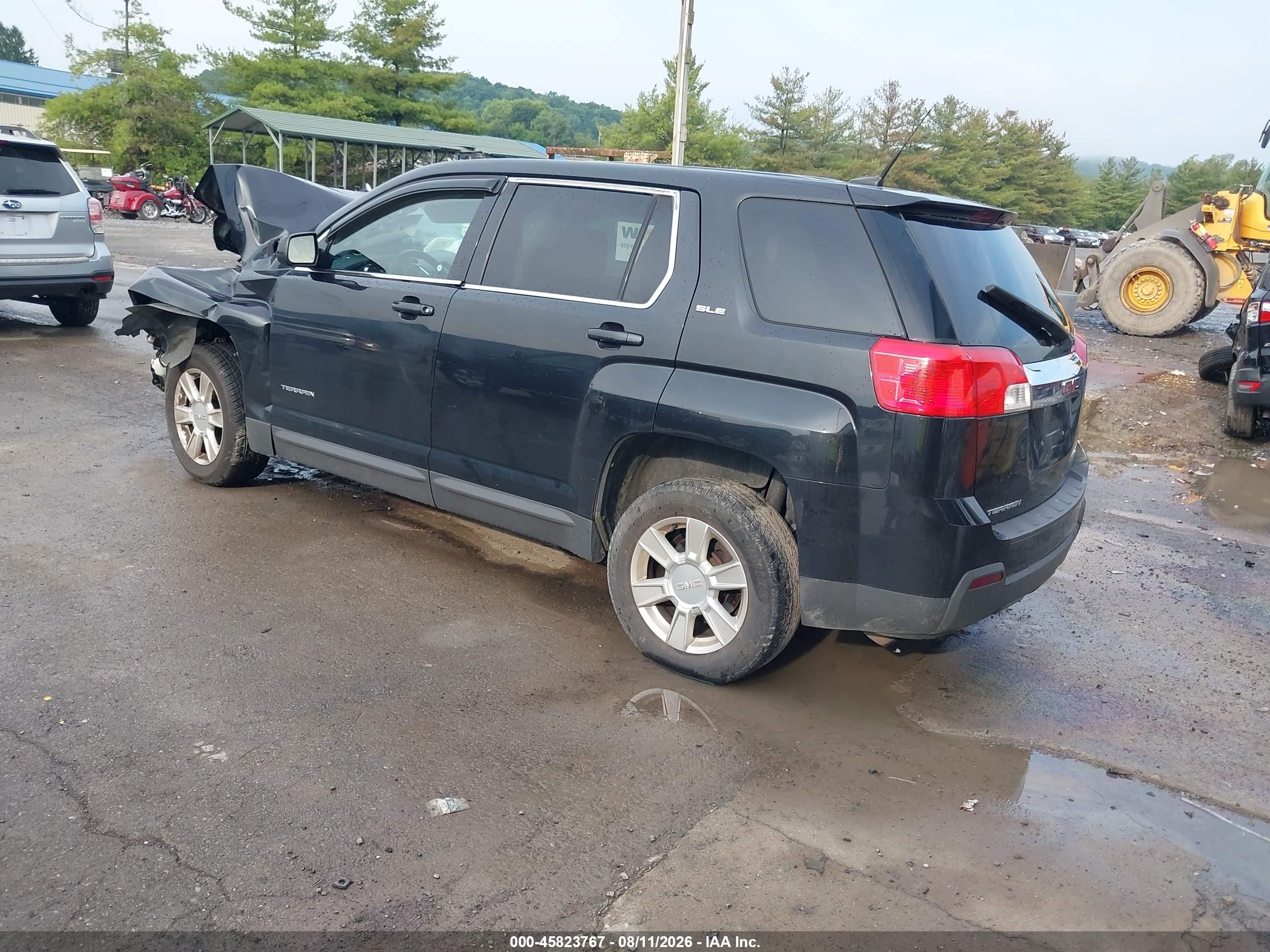 2011 Gmc Terrain Sle-1 Black vin: 2CTALMEC0B6403139
