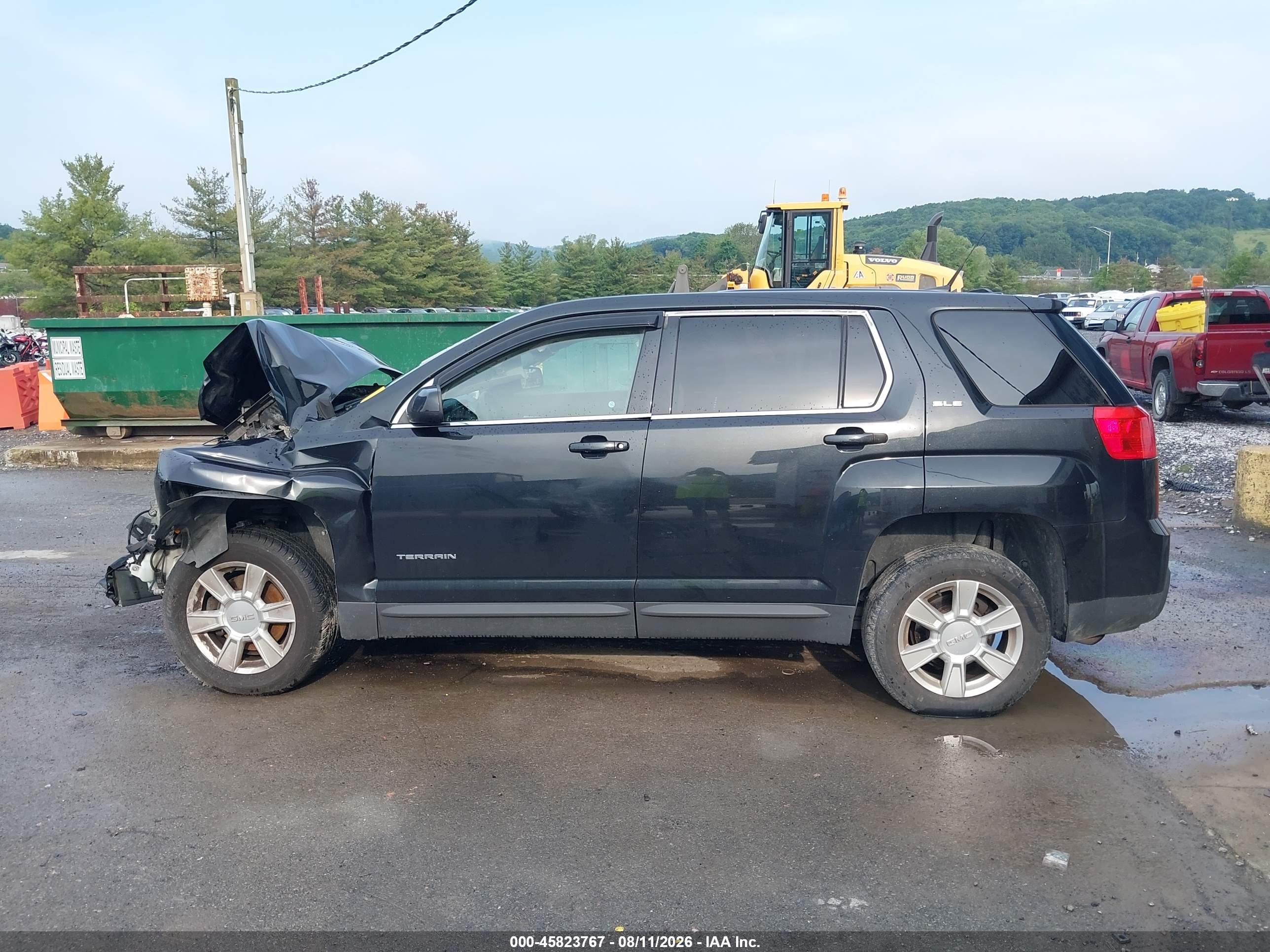 2011 Gmc Terrain Sle-1 Black vin: 2CTALMEC0B6403139