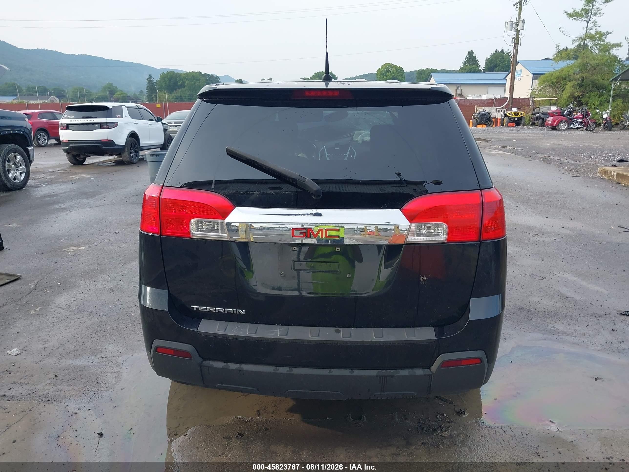 2011 Gmc Terrain Sle-1 Black vin: 2CTALMEC0B6403139