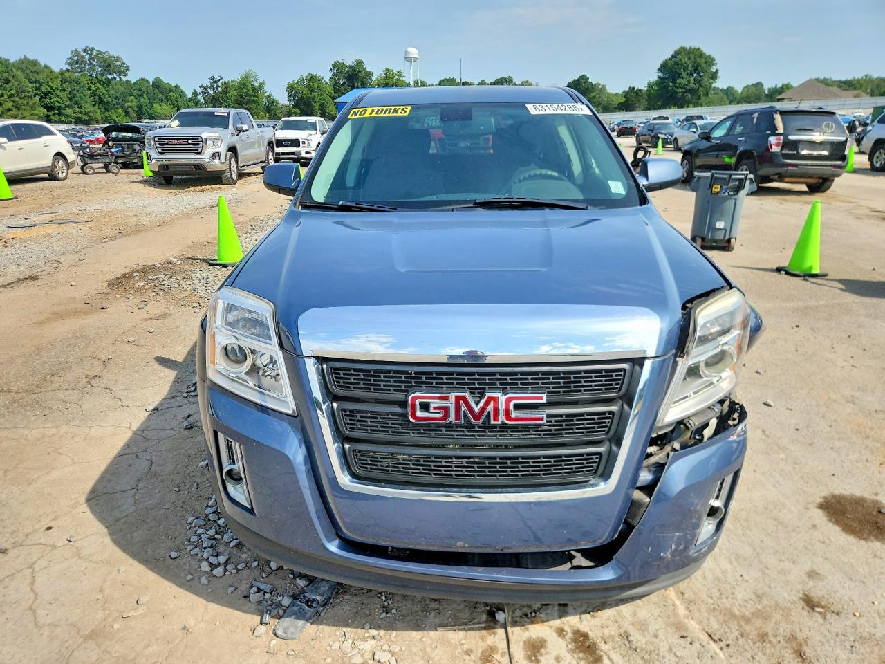 2011 Gmc Terrain Sle Blue vin: 2CTALMEC1B6206707