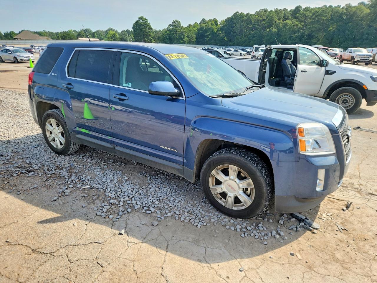 2011 Gmc Terrain Sle Blue vin: 2CTALMEC1B6206707