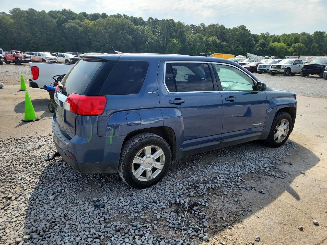 2011 Gmc Terrain Sle Blue vin: 2CTALMEC1B6206707