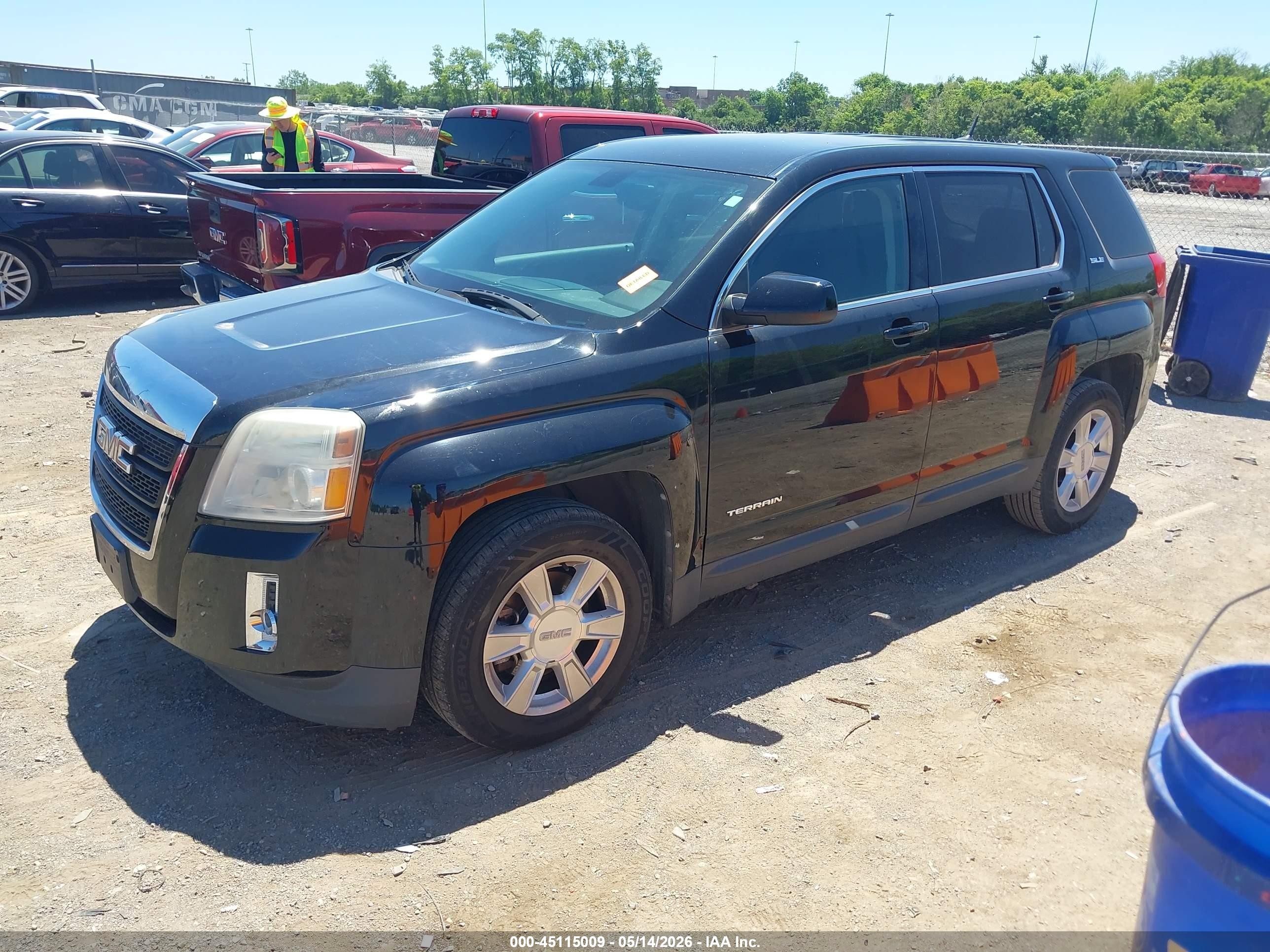 2011 Gmc Terrain Sle-1 Black vin: 2CTALMEC1B6212264