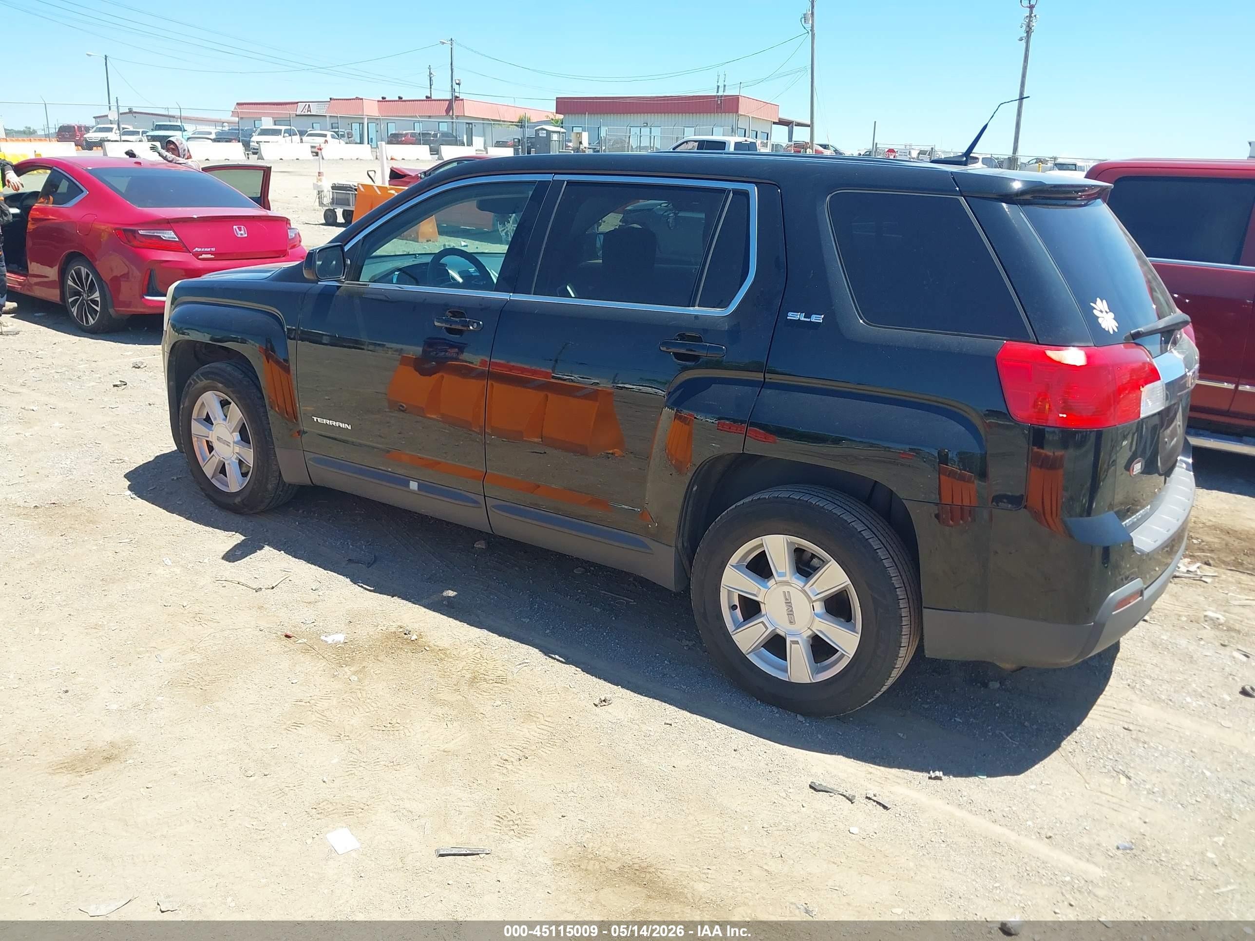 2011 Gmc Terrain Sle-1 Black vin: 2CTALMEC1B6212264