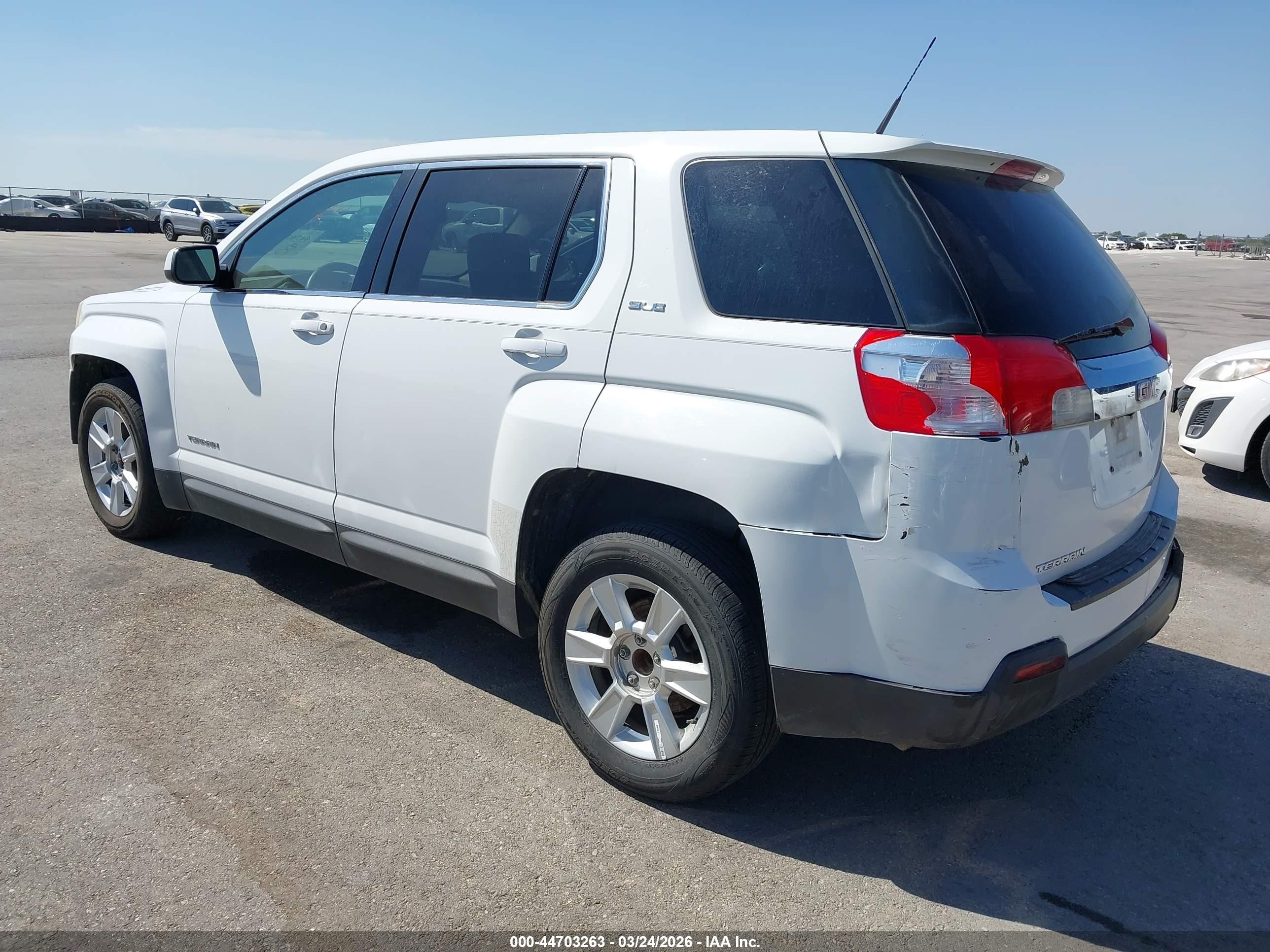 2011 Gmc Terrain Sle-1 White vin: 2CTALMEC1B6443262