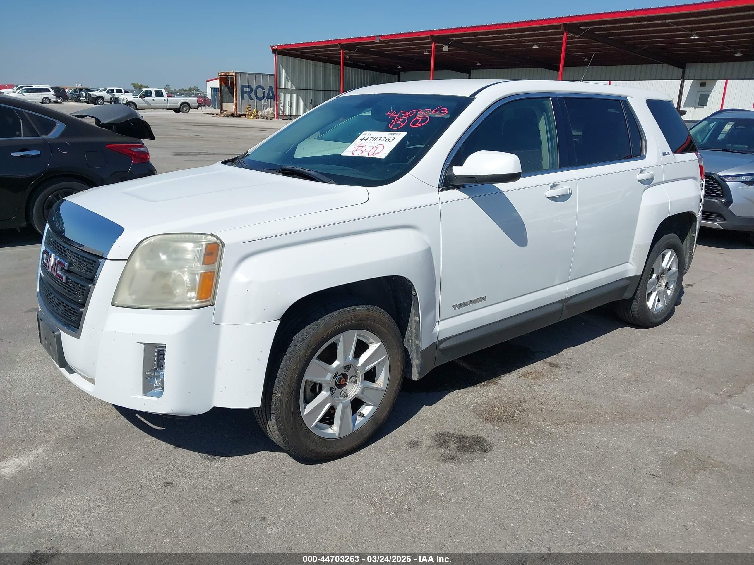 2011 Gmc Terrain Sle-1 White vin: 2CTALMEC1B6443262