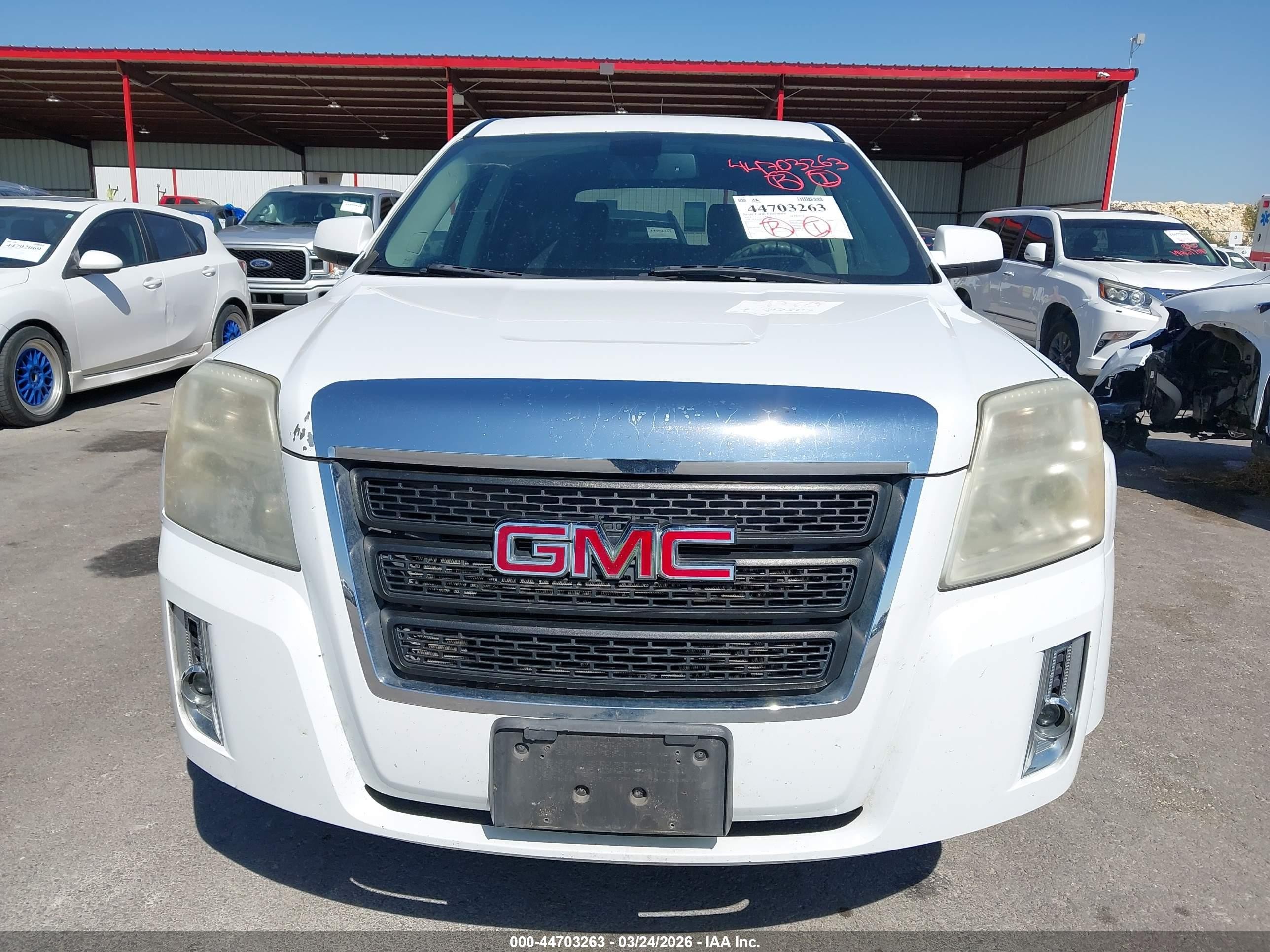 2011 Gmc Terrain Sle-1 White vin: 2CTALMEC1B6443262