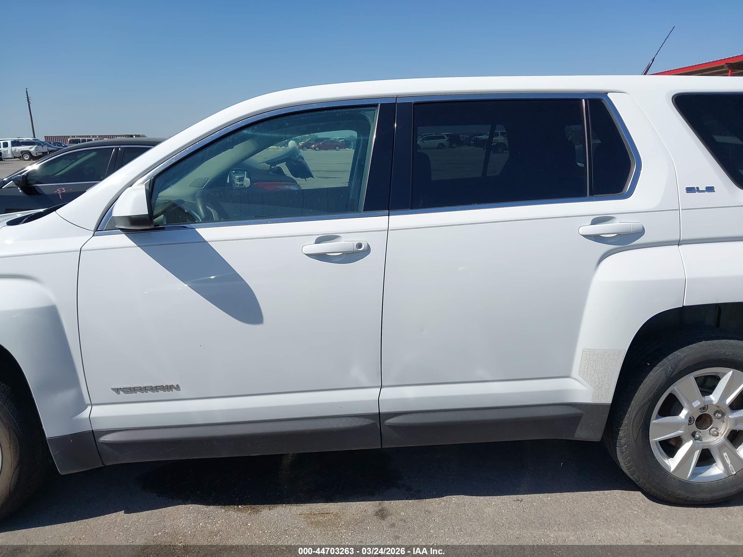 2011 Gmc Terrain Sle-1 White vin: 2CTALMEC1B6443262
