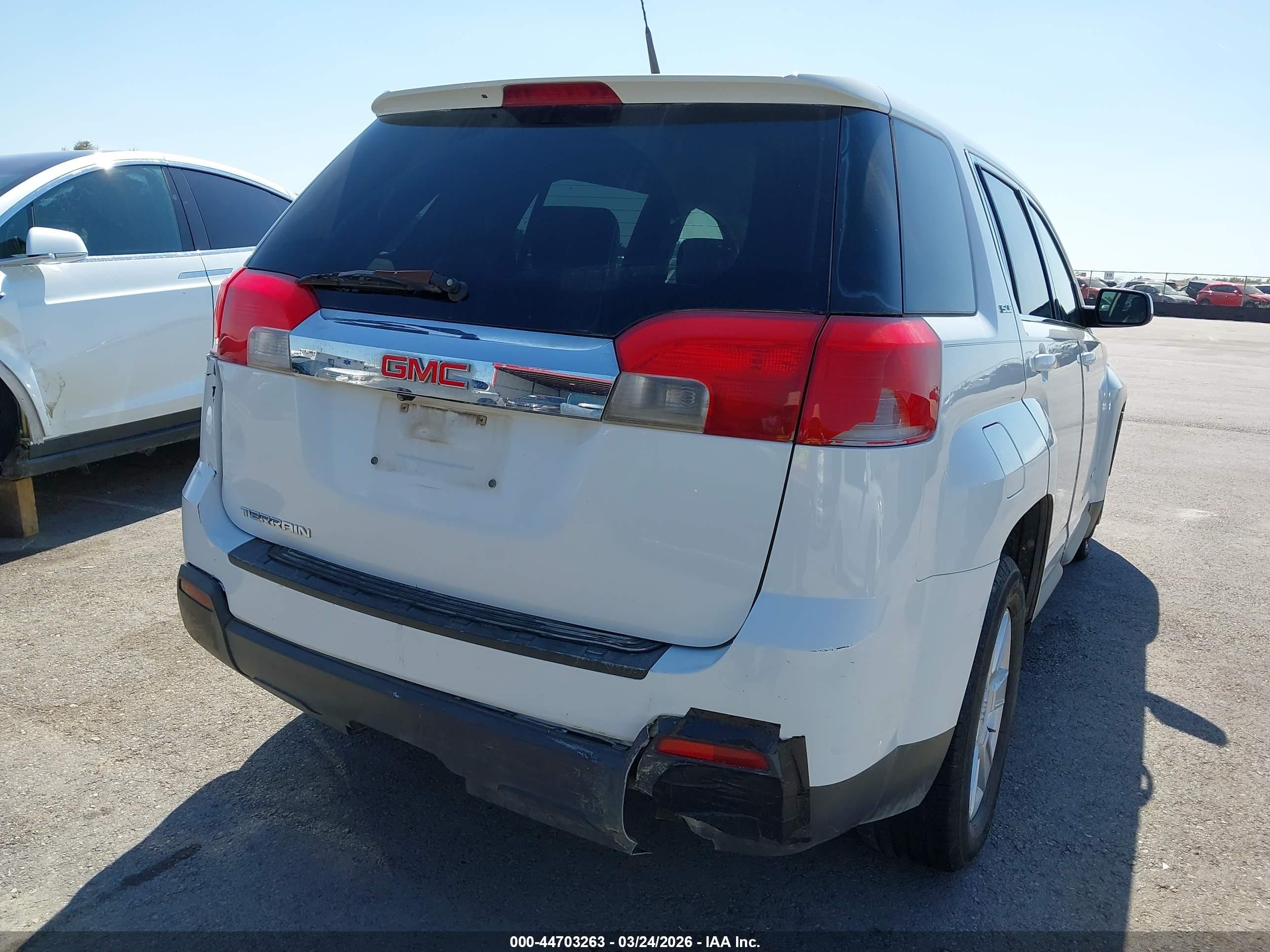2011 Gmc Terrain Sle-1 White vin: 2CTALMEC1B6443262