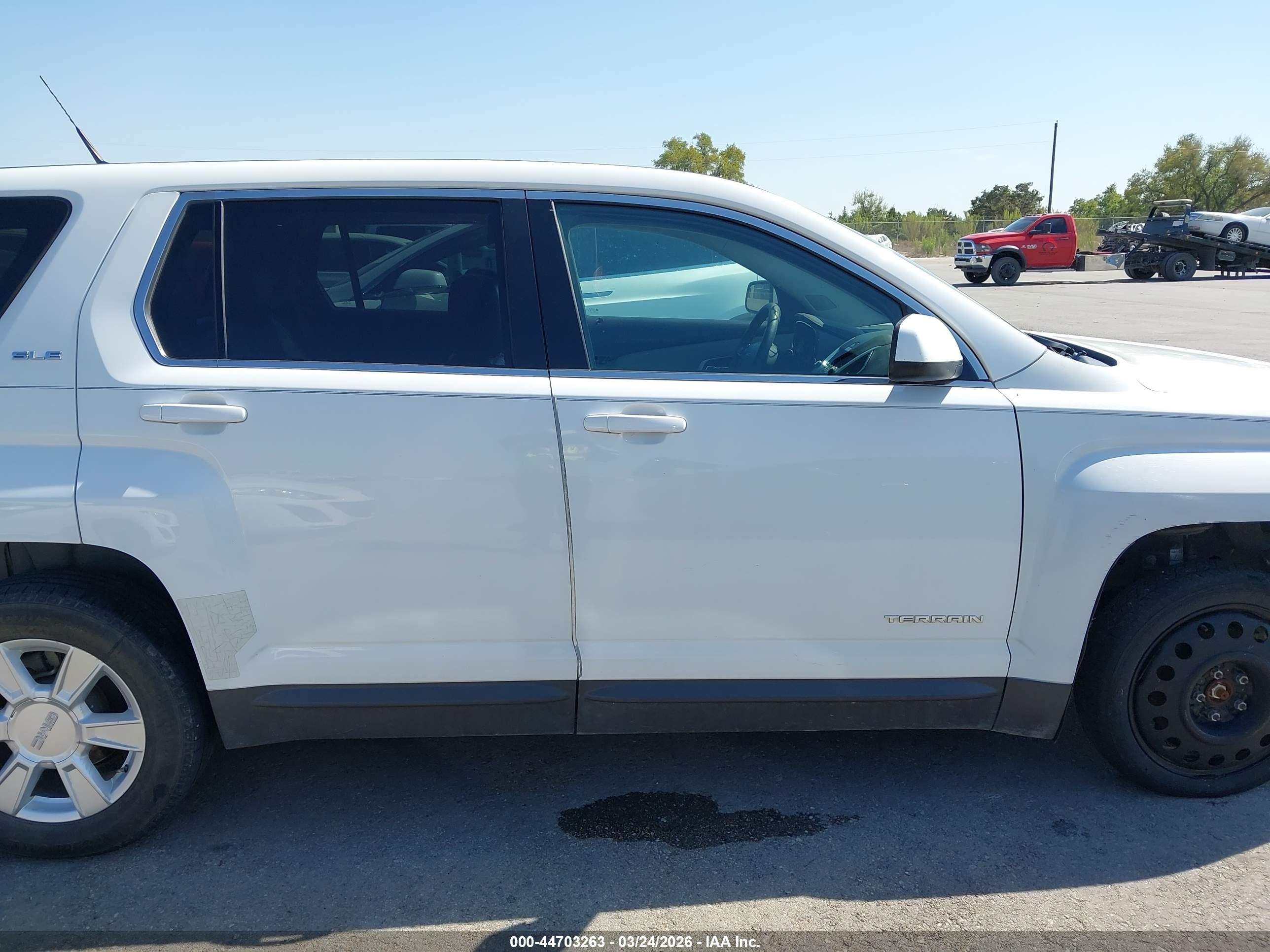 2011 Gmc Terrain Sle-1 White vin: 2CTALMEC1B6443262