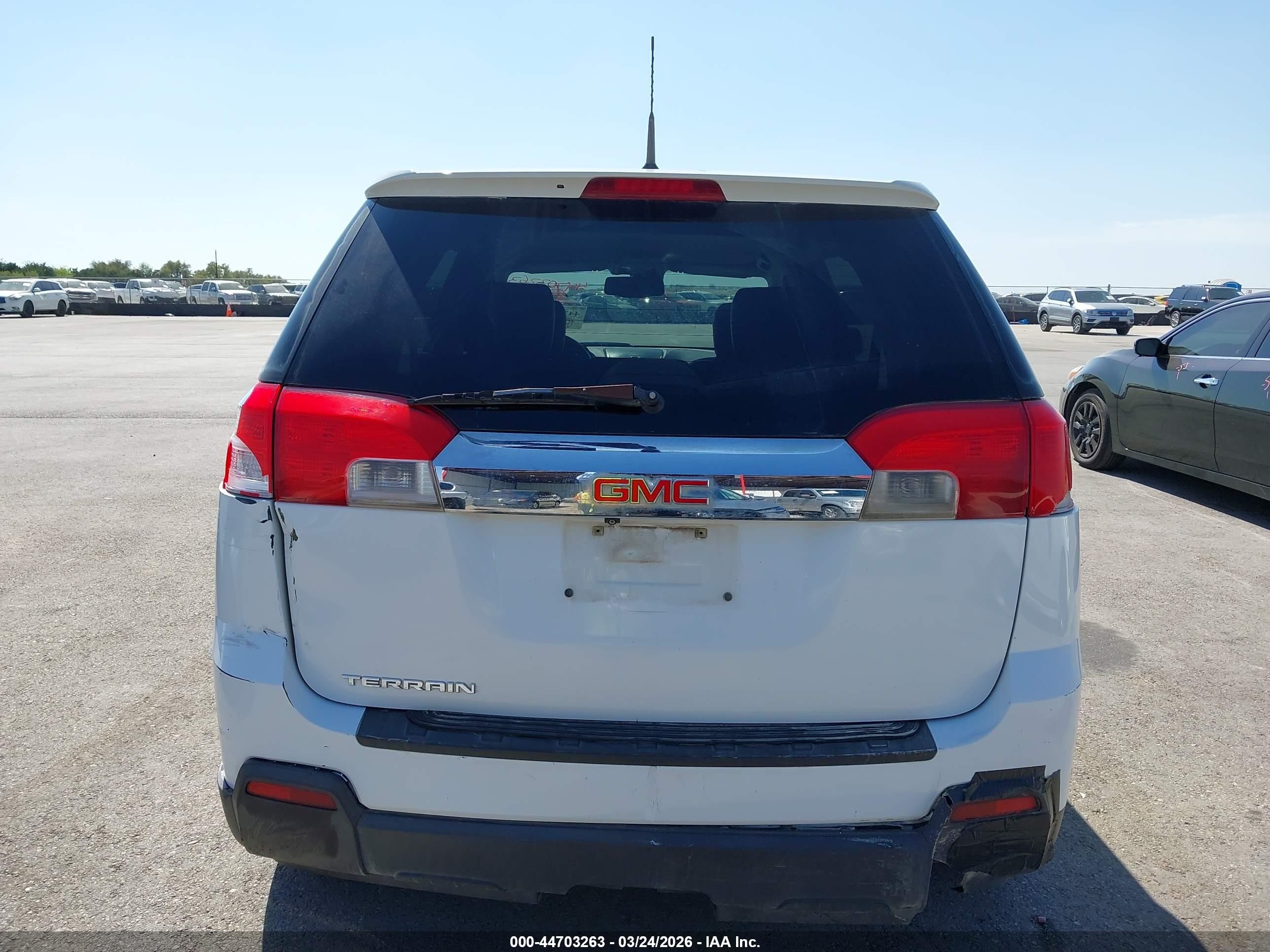 2011 Gmc Terrain Sle-1 White vin: 2CTALMEC1B6443262
