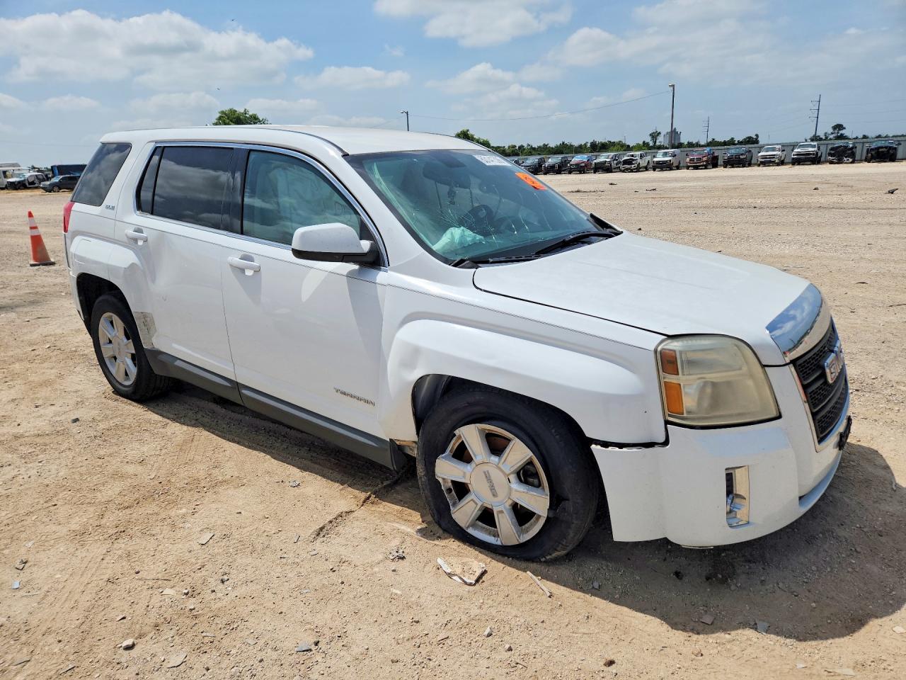 2011 Gmc Terrain Sle White vin: 2CTALMEC1B6448493