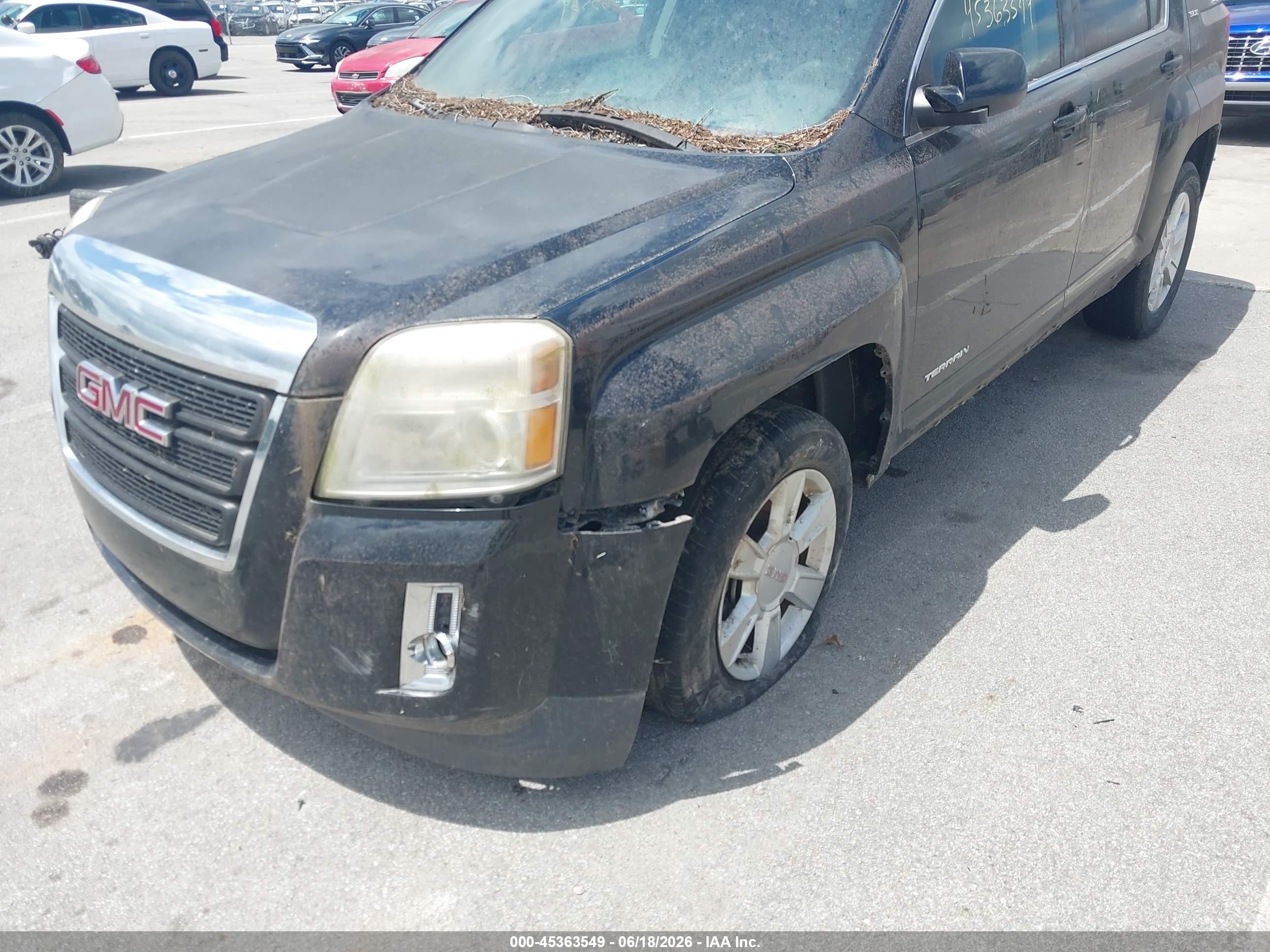 2011 Gmc Terrain Sle-1 Черный vin: 2CTALMEC2B6426499