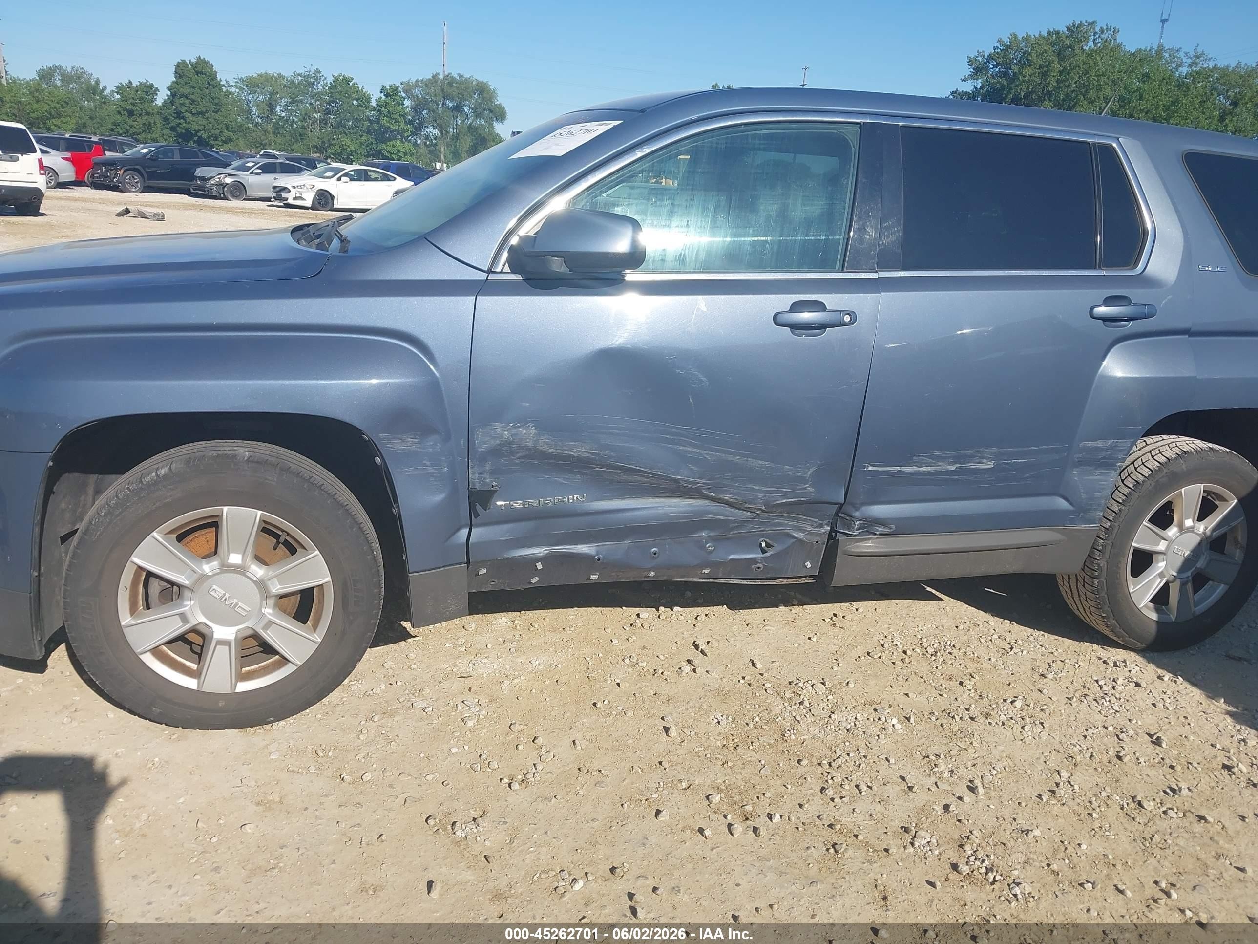 2011 Gmc Terrain Sle-1 Blue vin: 2CTALMEC2B6469854