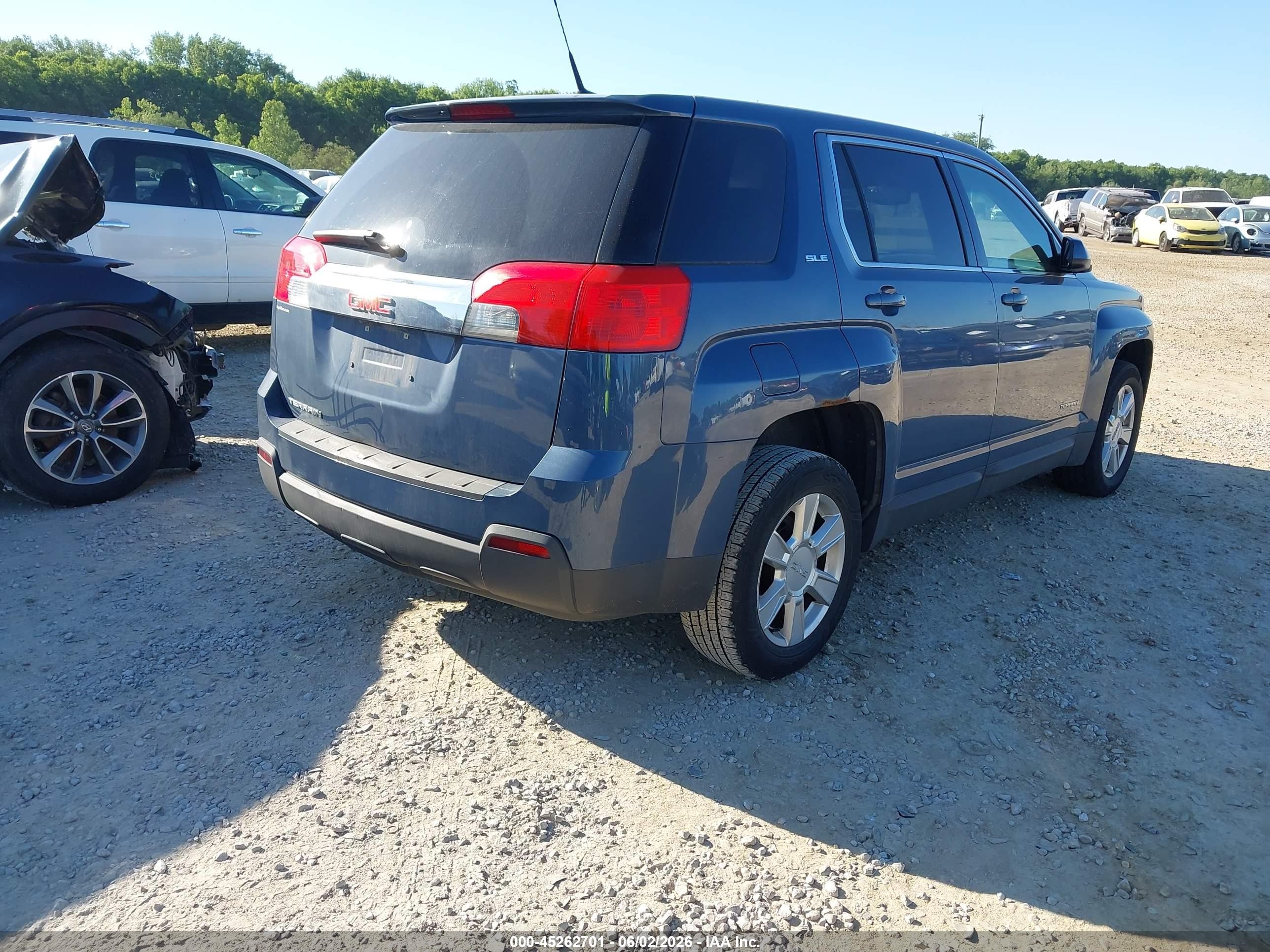 2011 Gmc Terrain Sle-1 Blue vin: 2CTALMEC2B6469854