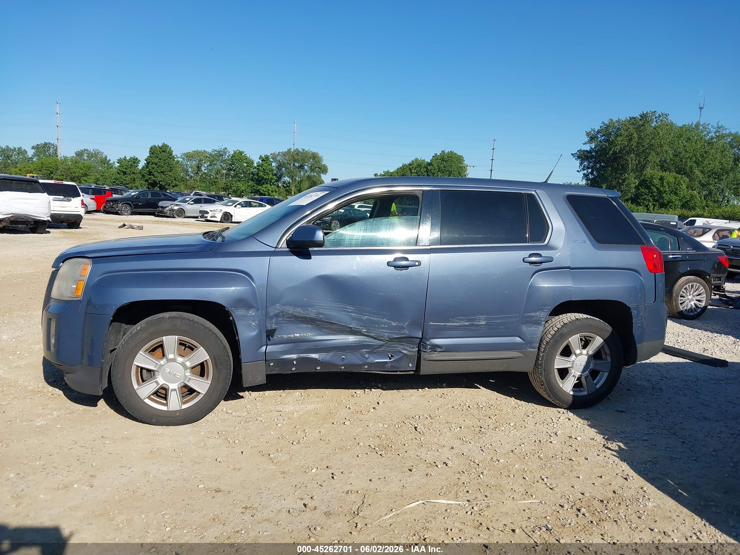 2011 Gmc Terrain Sle-1 Blue vin: 2CTALMEC2B6469854