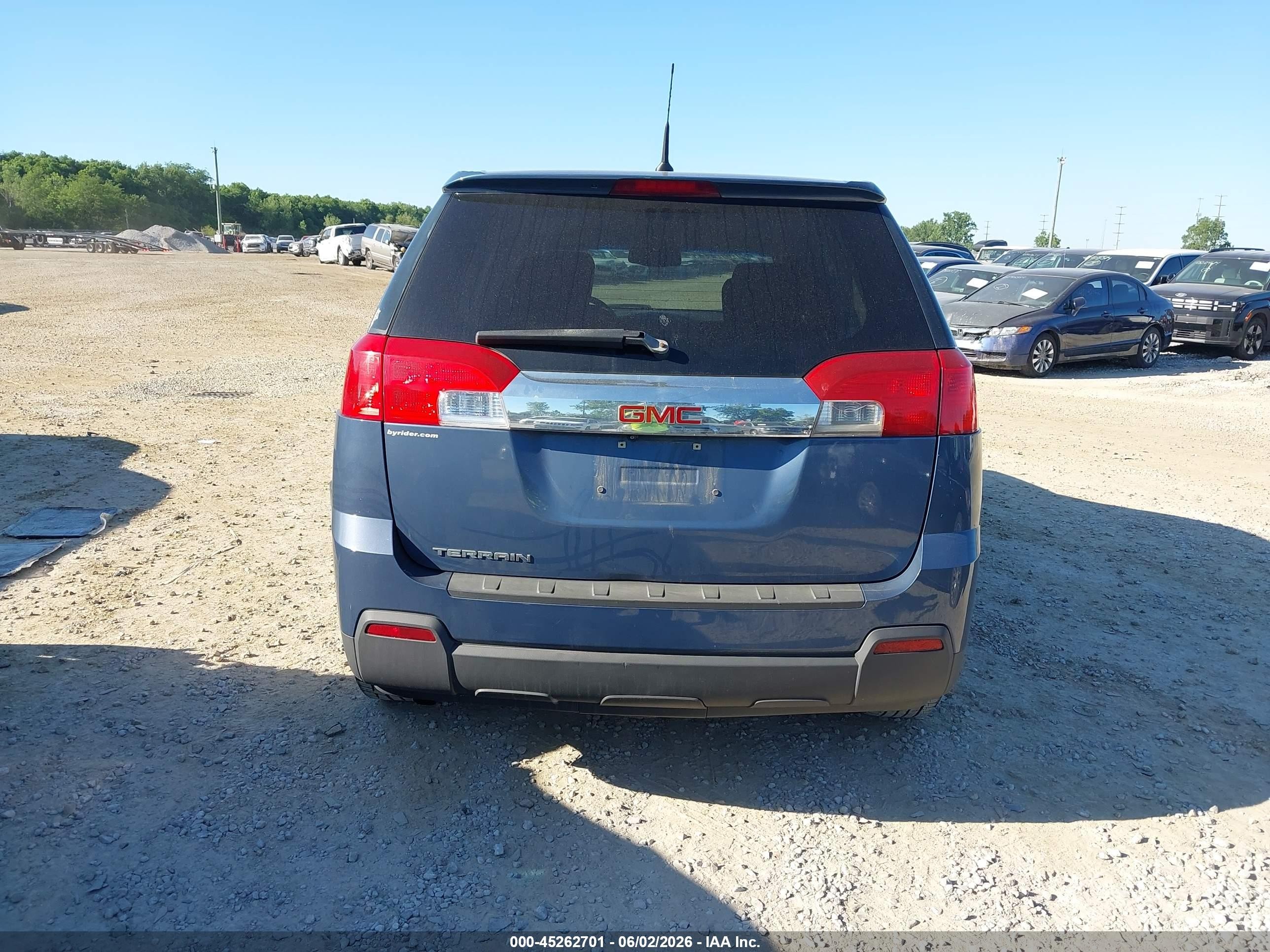 2011 Gmc Terrain Sle-1 Blue vin: 2CTALMEC2B6469854