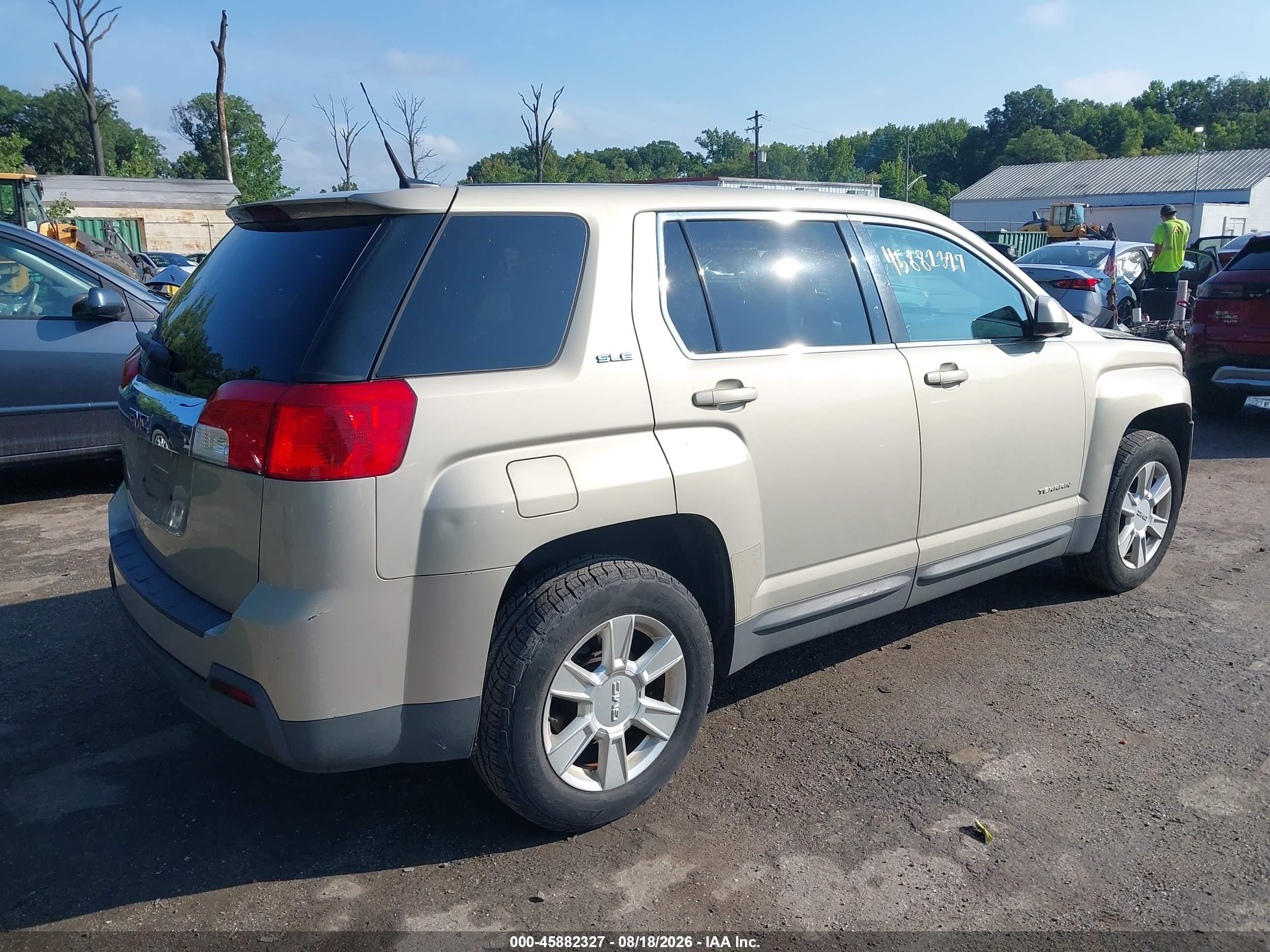 2011 Gmc Terrain Sle-1 Champagne vin: 2CTALMEC3B6300278