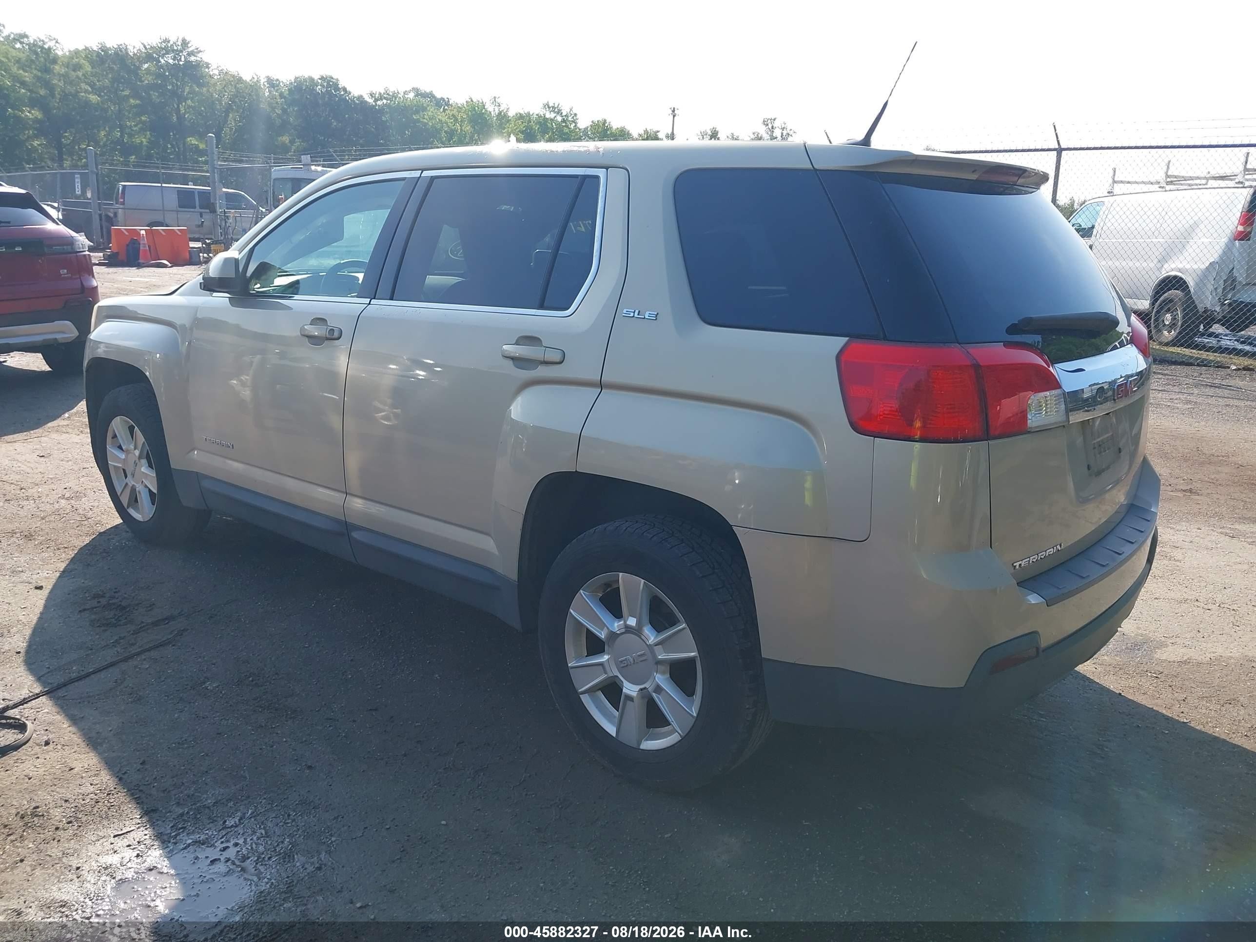 2011 Gmc Terrain Sle-1 Champagne vin: 2CTALMEC3B6300278
