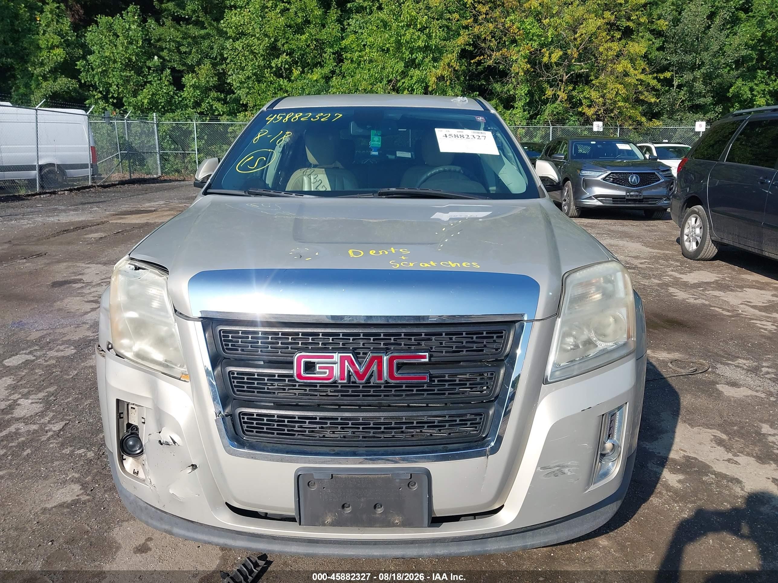 2011 Gmc Terrain Sle-1 Champagne vin: 2CTALMEC3B6300278