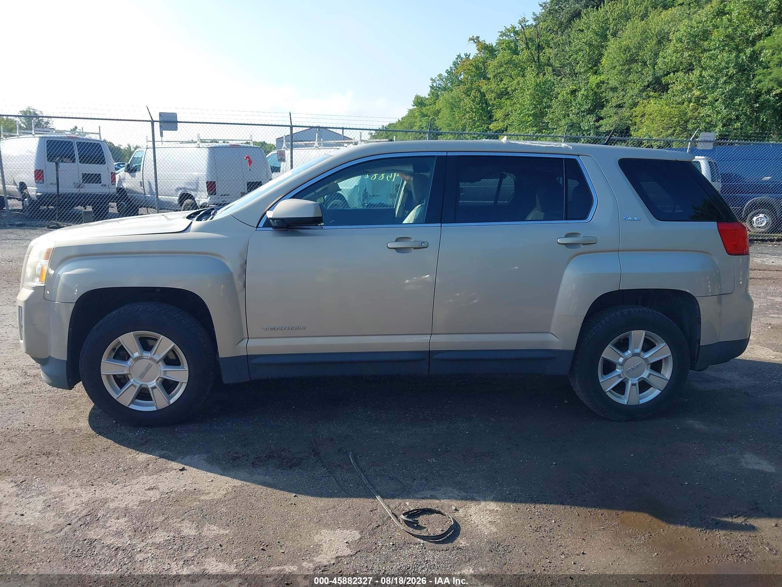 2011 Gmc Terrain Sle-1 Champagne vin: 2CTALMEC3B6300278