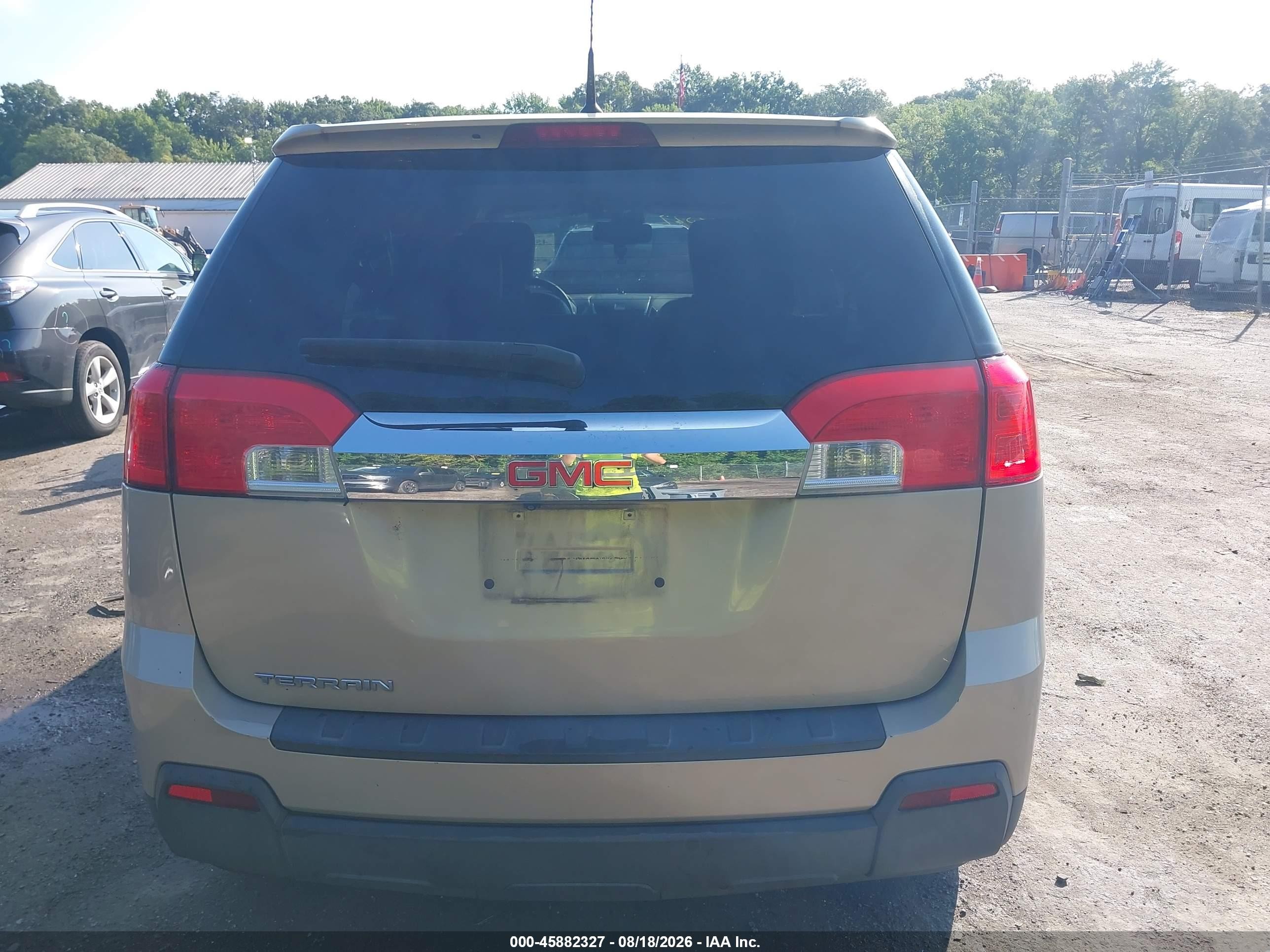 2011 Gmc Terrain Sle-1 Champagne vin: 2CTALMEC3B6300278