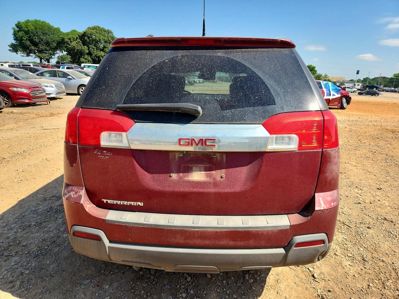 2011 Gmc Terrain Sle Red vin: 2CTALMEC4B6356696