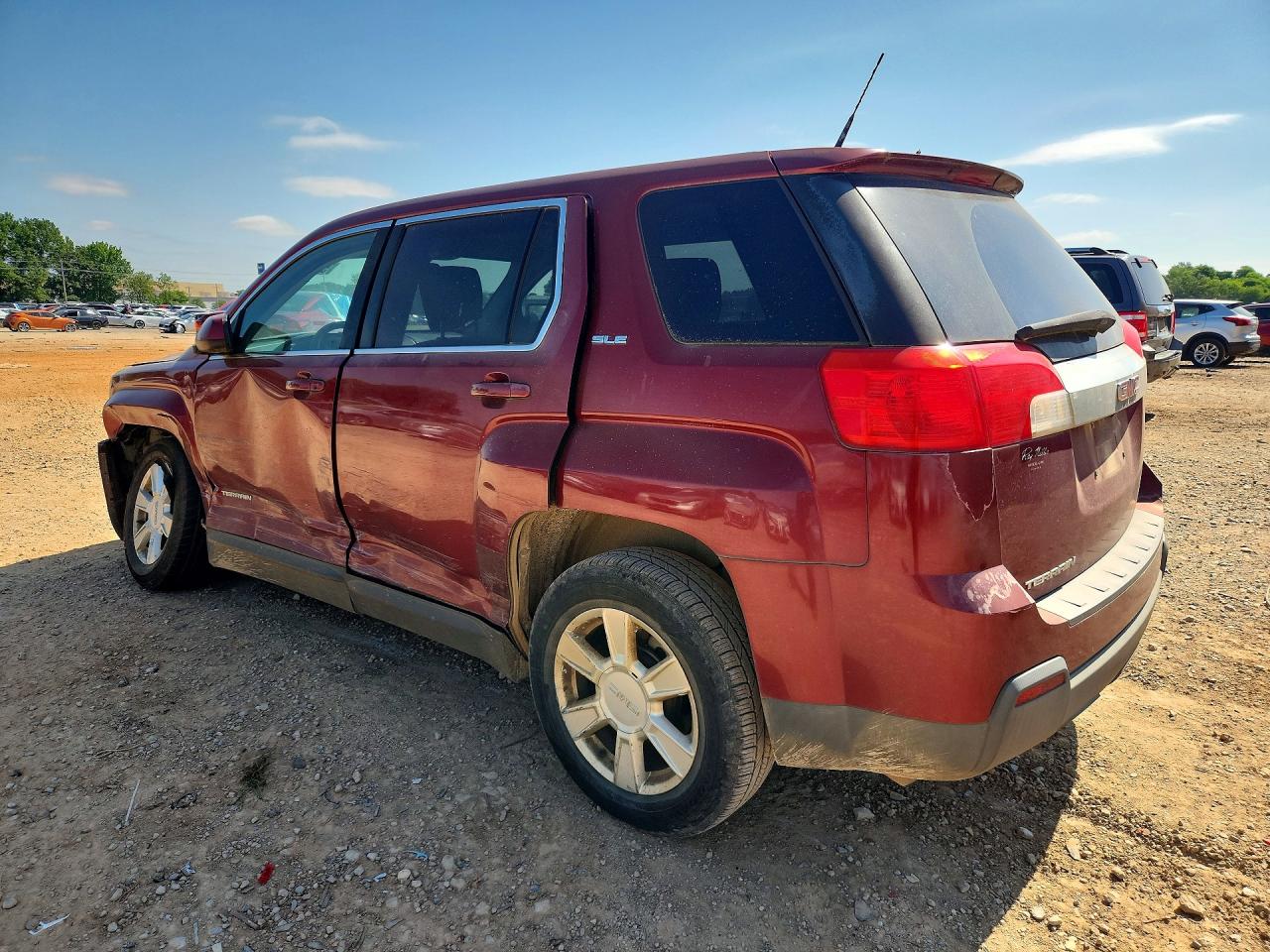 2011 Gmc Terrain Sle Red vin: 2CTALMEC4B6356696